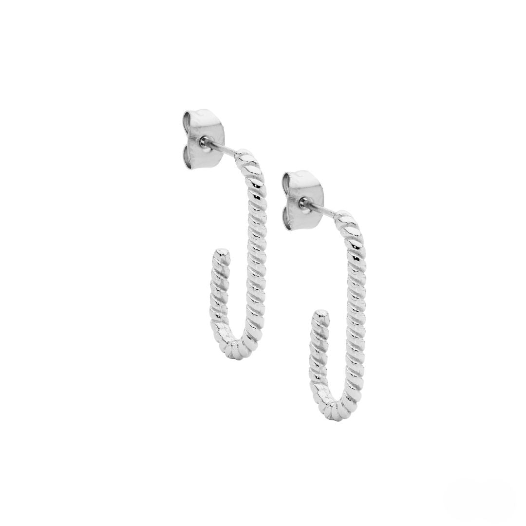 ELLANI Stainless Steel Studs in Paperclip Style
