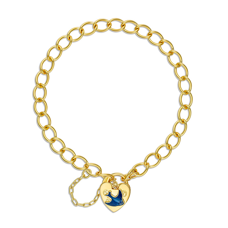 Gold Plated Bluebird Bracelet