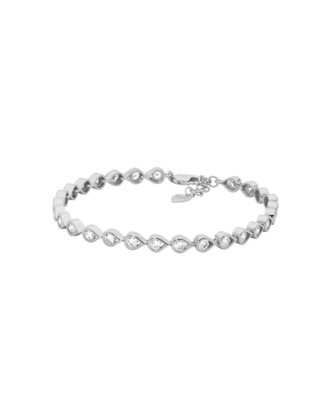ELLANI Silver CZ Tennis Bracelet