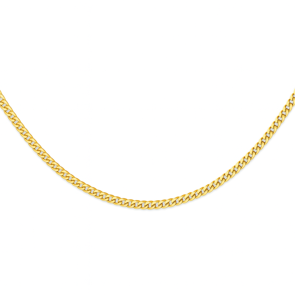Silver Gold Plated 50 gauge Curb Chain