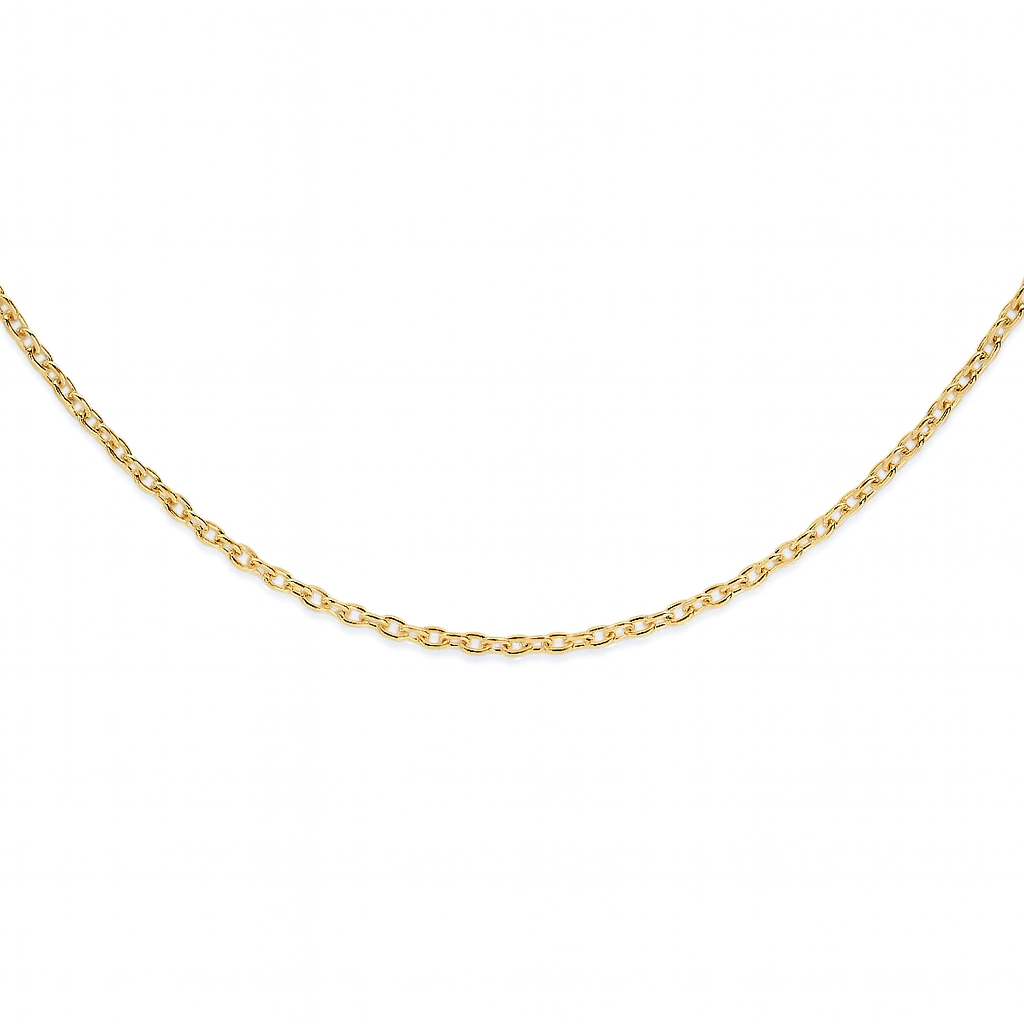 Silver Gold Plated 40 gauge Cable Chain