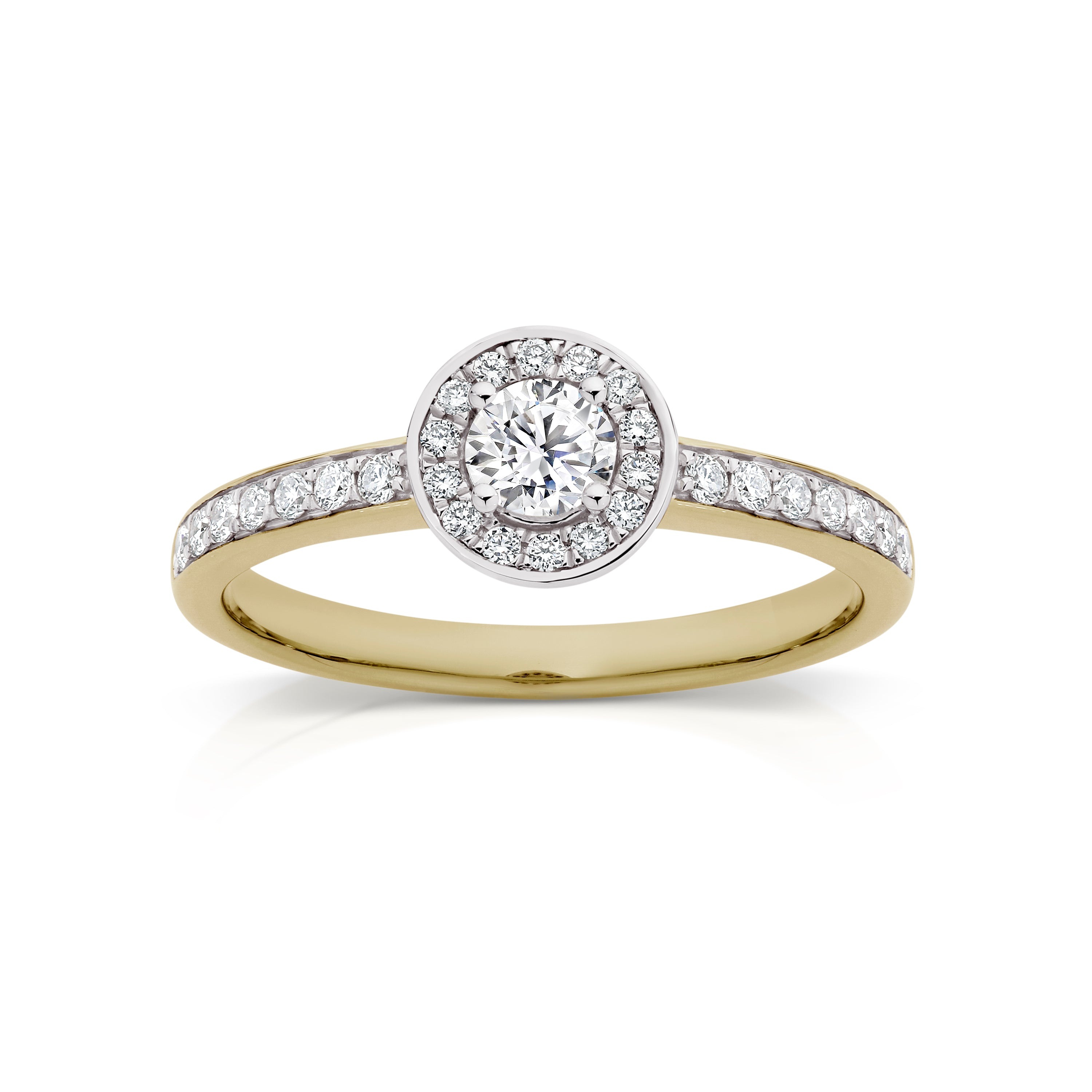 18ct gold 0.50ct diamond ring