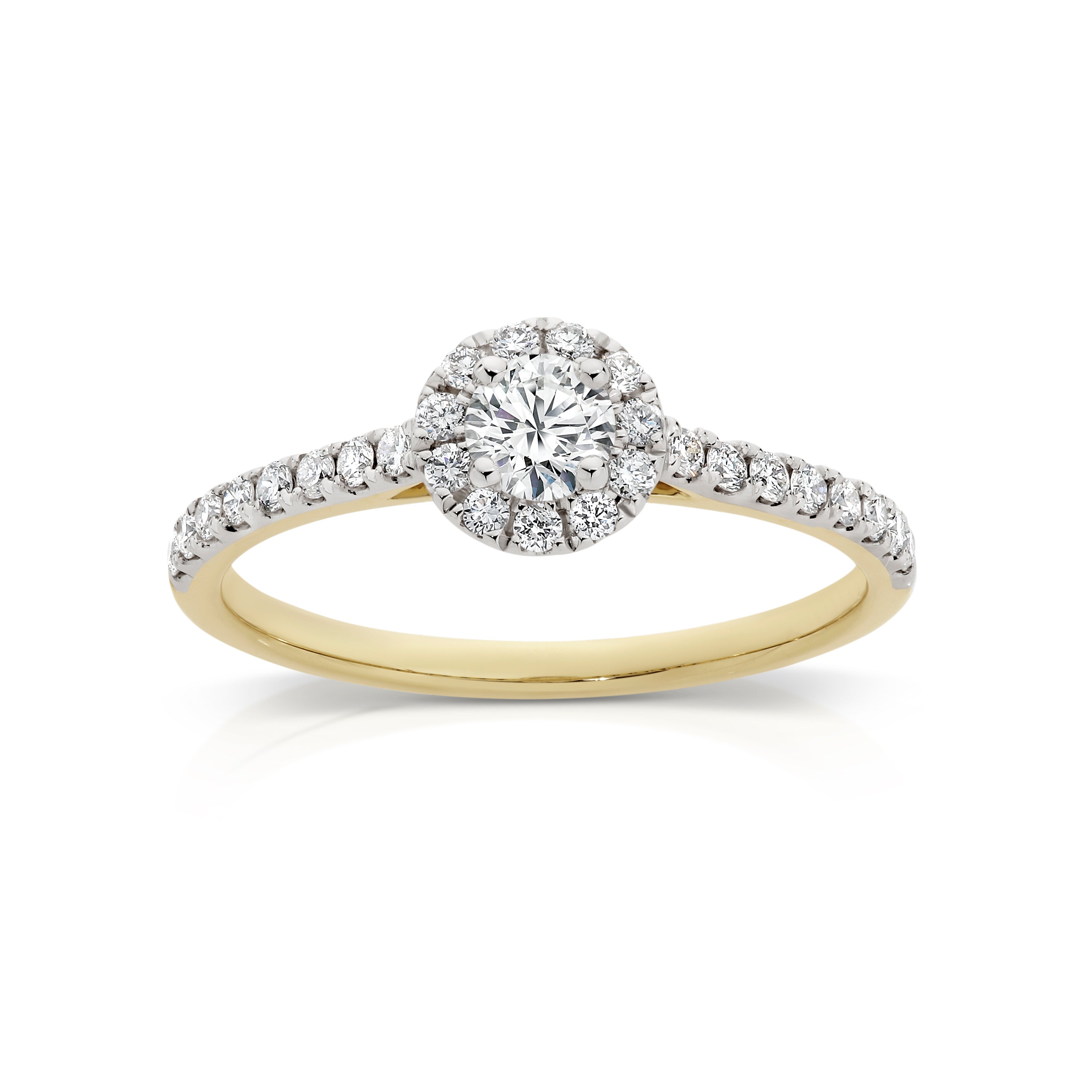 18ct gold 0.50ct diamond ring
