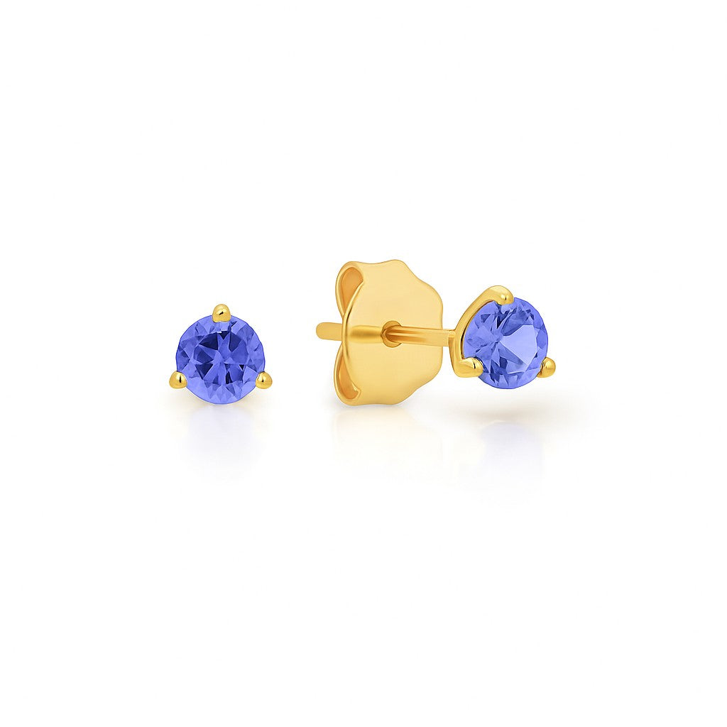 9ct tanzanite earrings