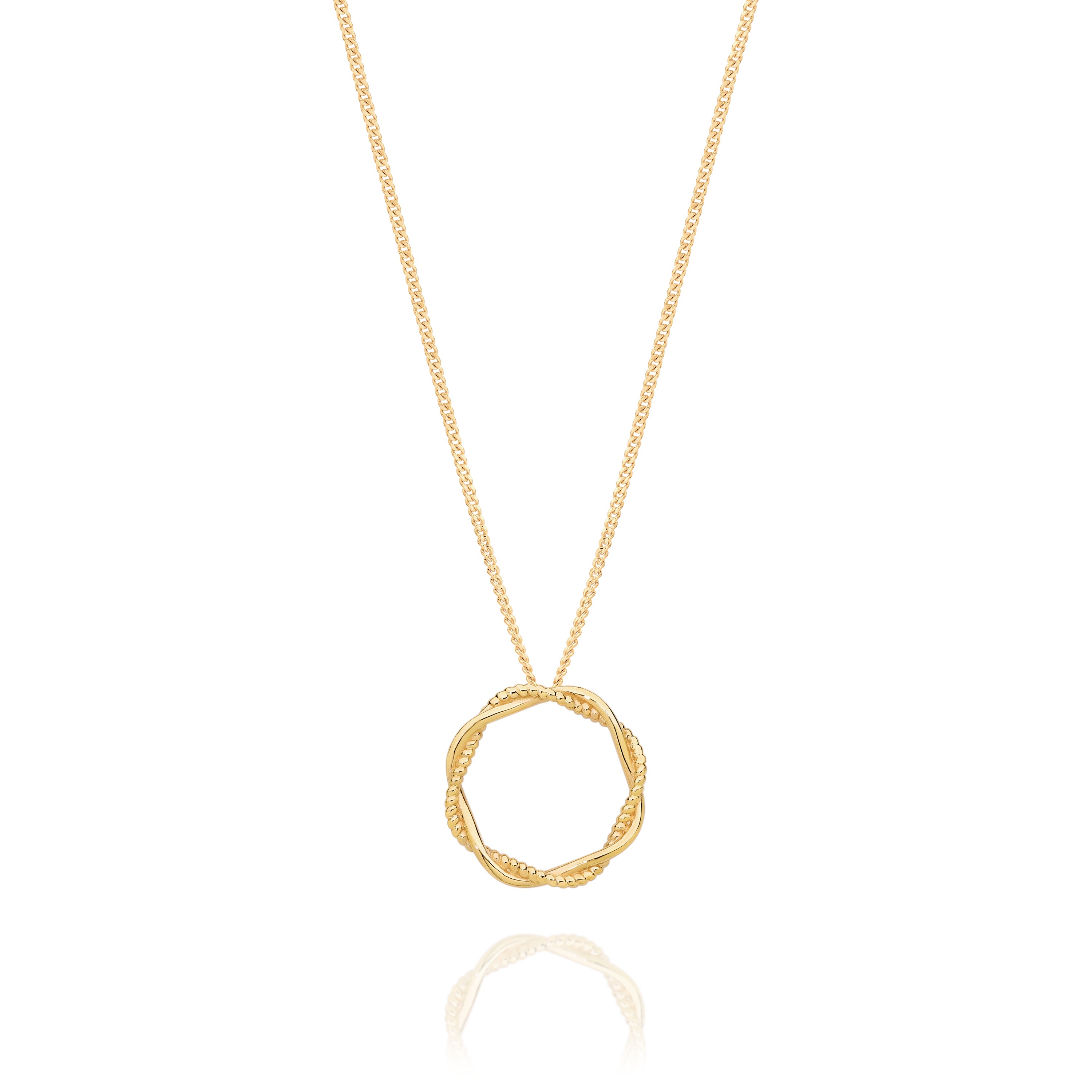 9ct Circle Slider Pendant