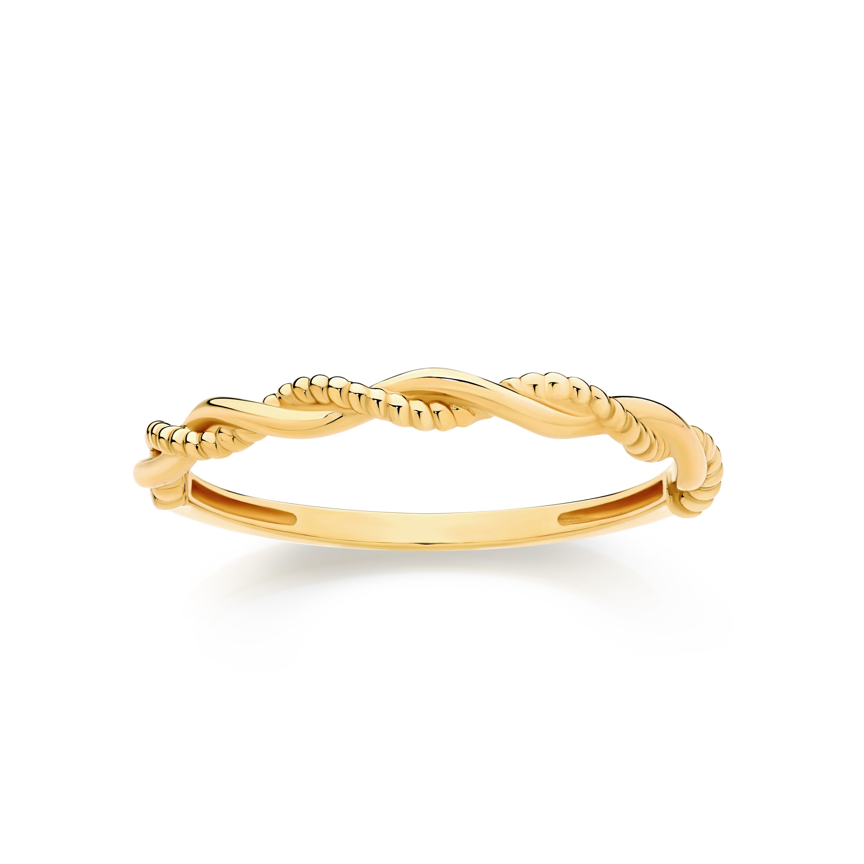 9ct twist ring