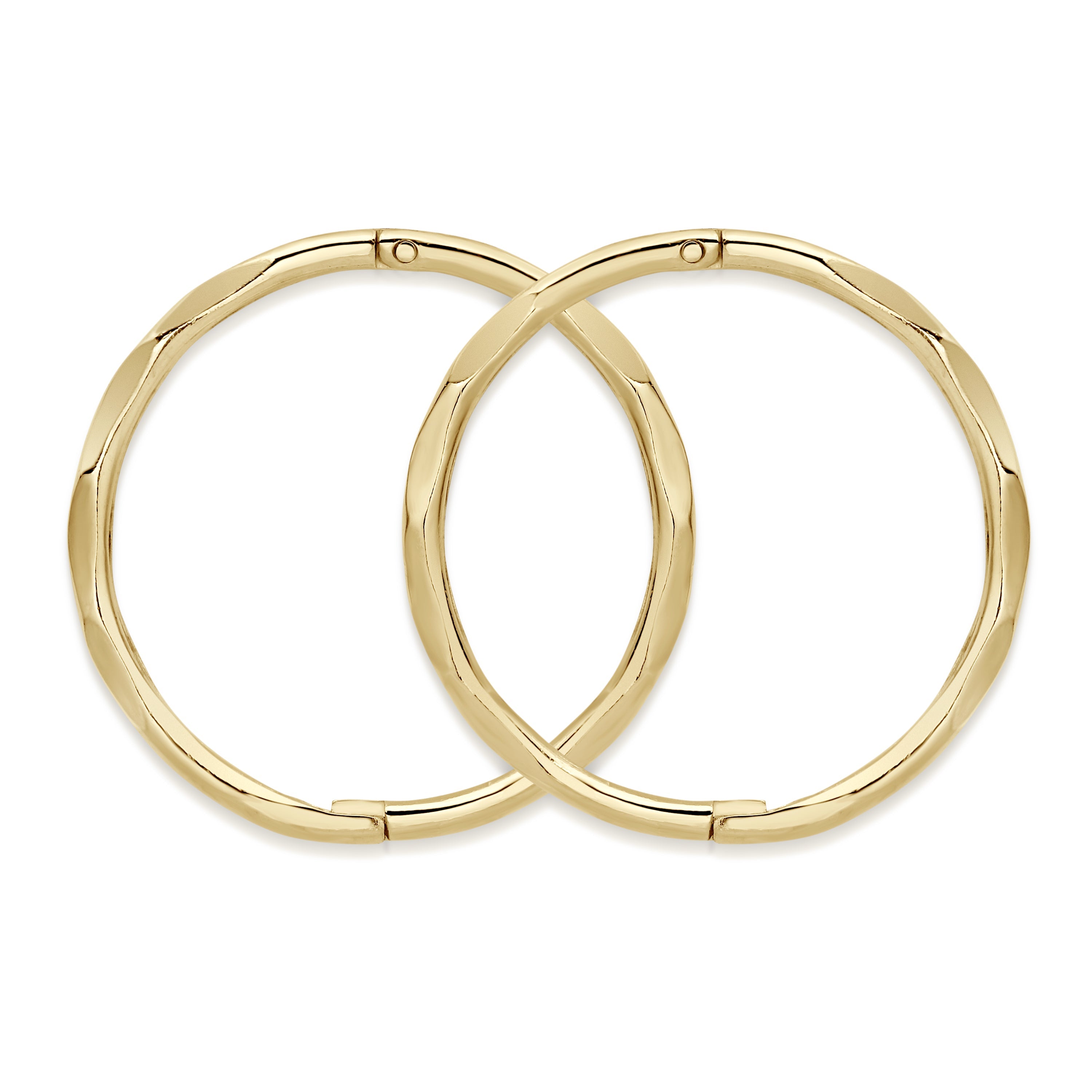 9ct gold faceted gold sleepers