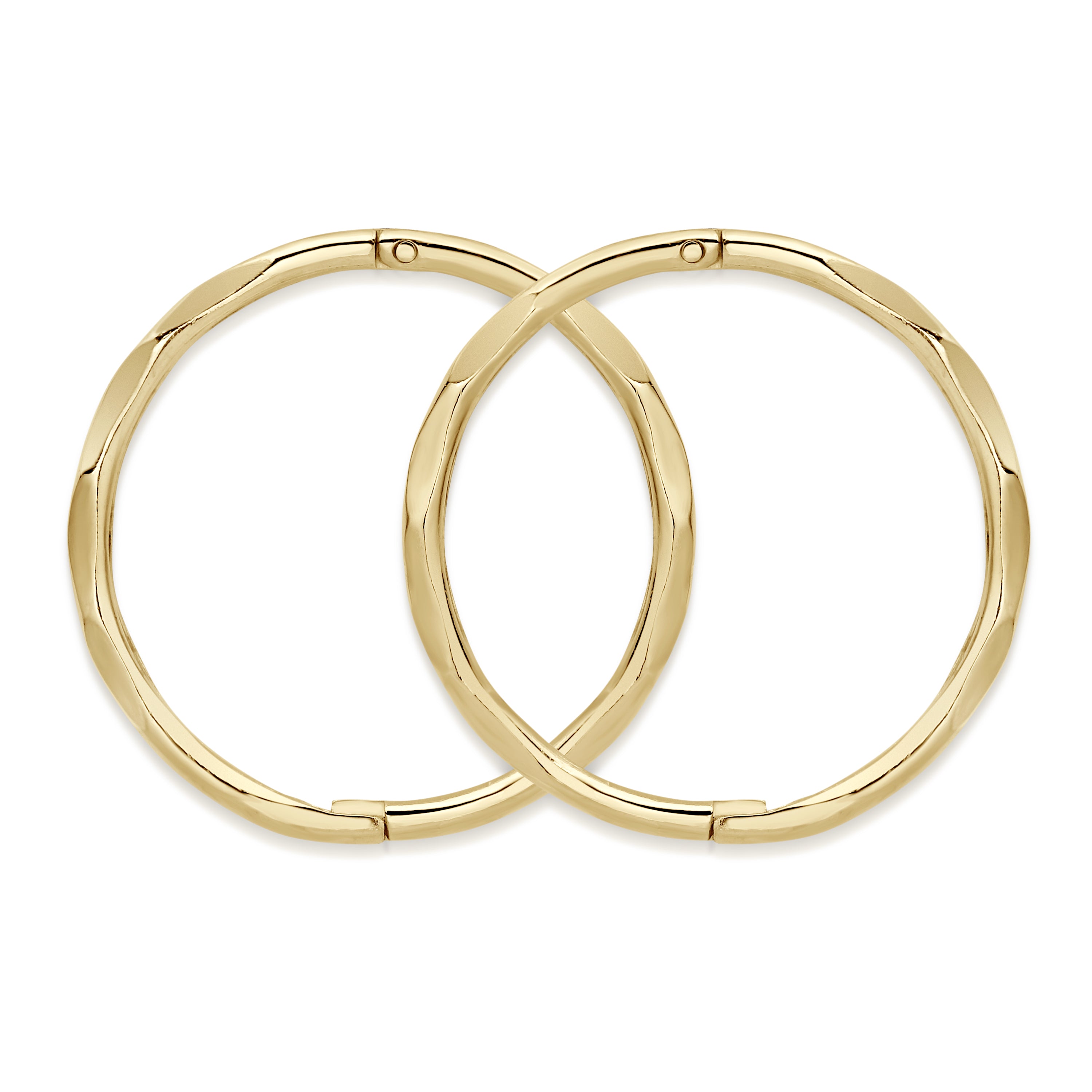 9ct gold faceted gold sleepers