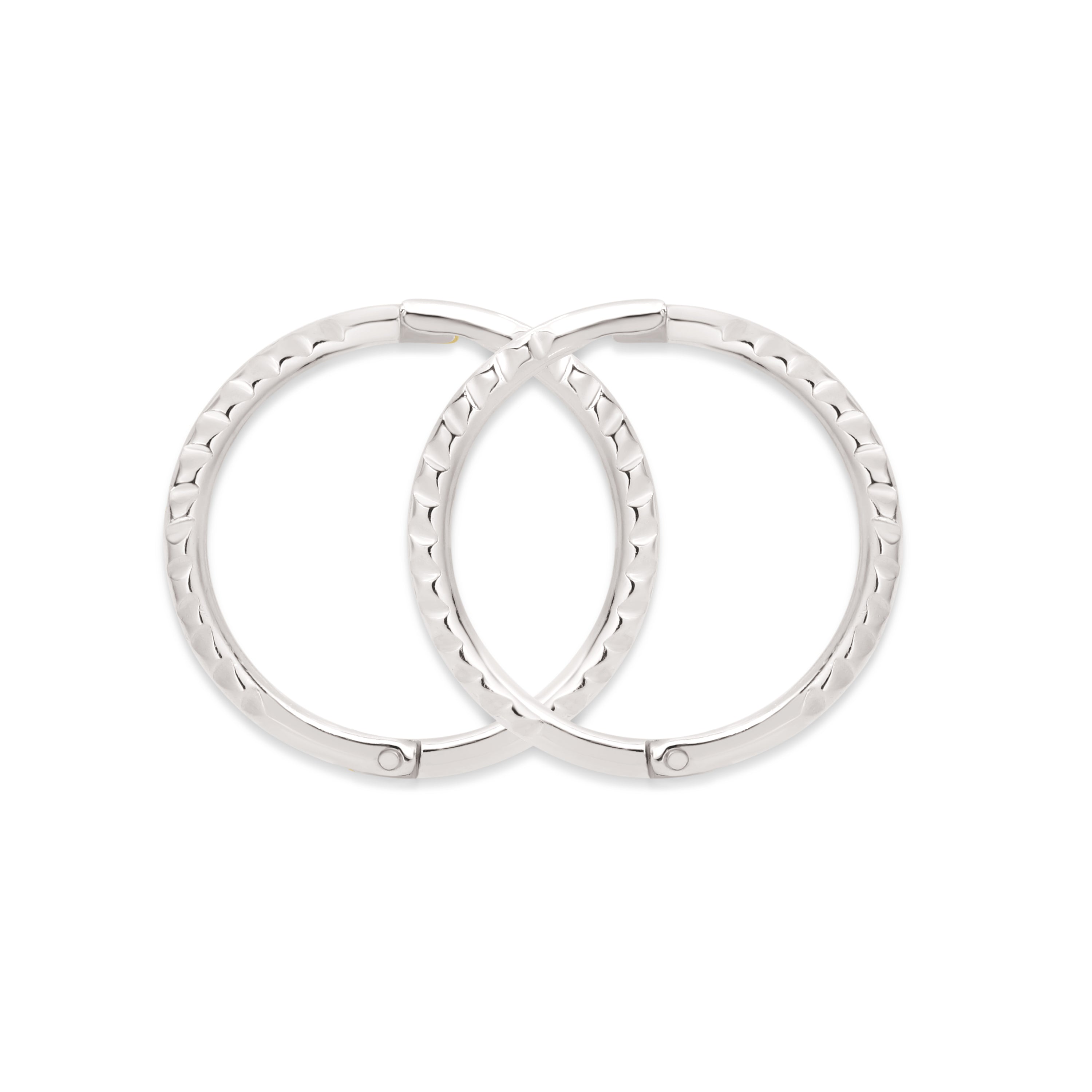 Sterling silver twist sleepers