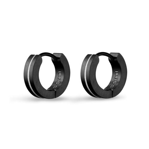 Stainless Steel Black Huggies