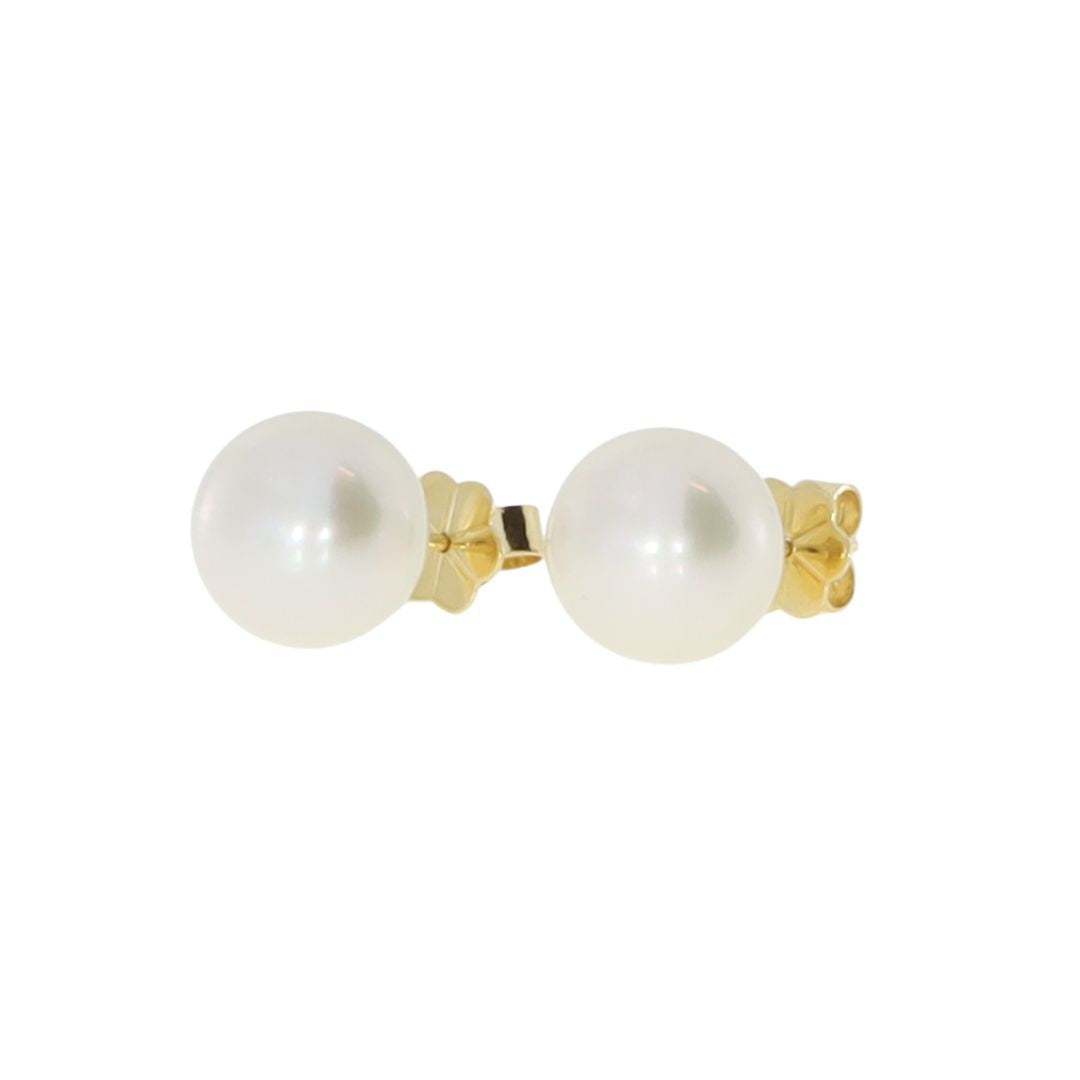 AUTORE 18ct Gold South Sea Pearl Studs 10mm