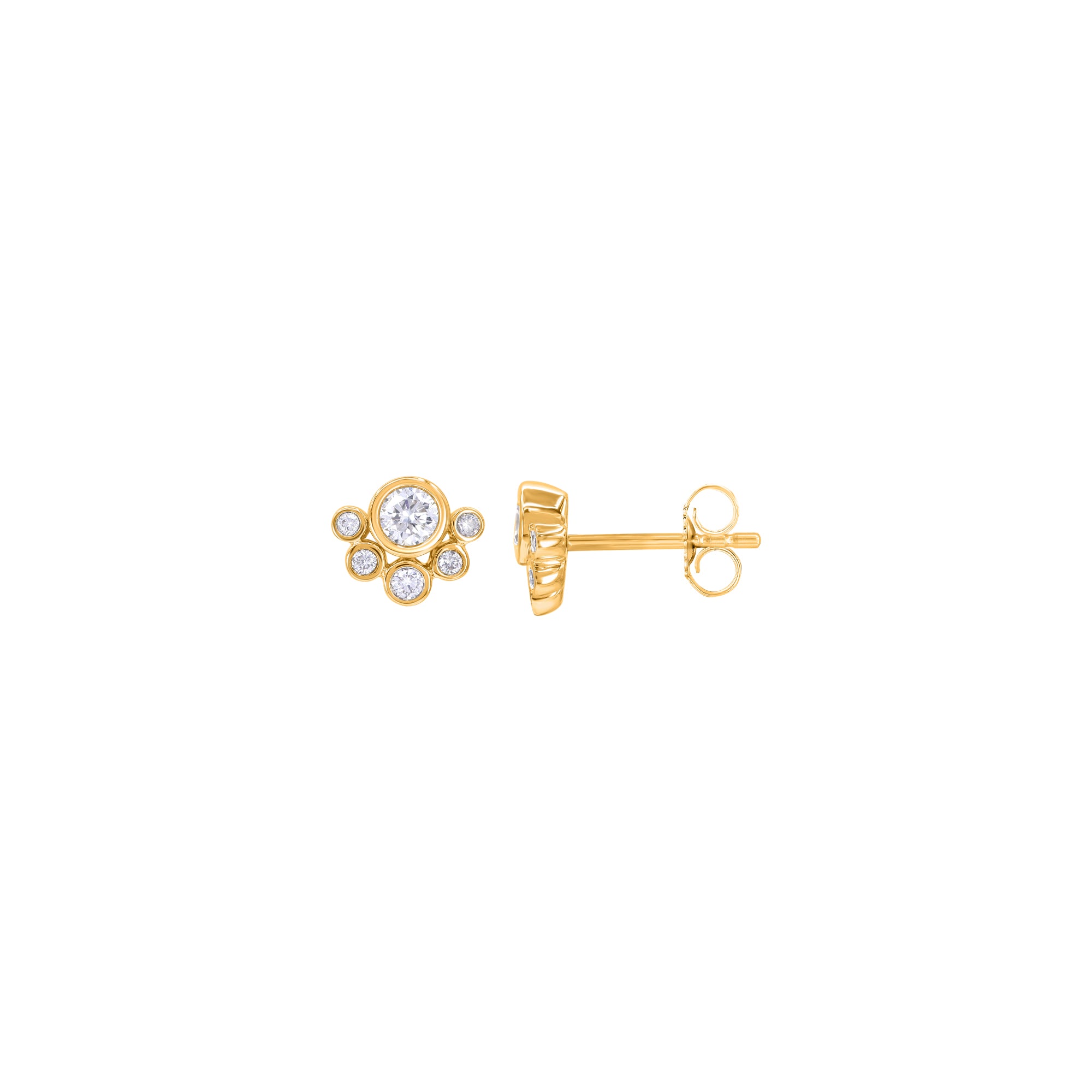 9ct Yellow Gold 0.50ct Lab Grown Diamond Studs