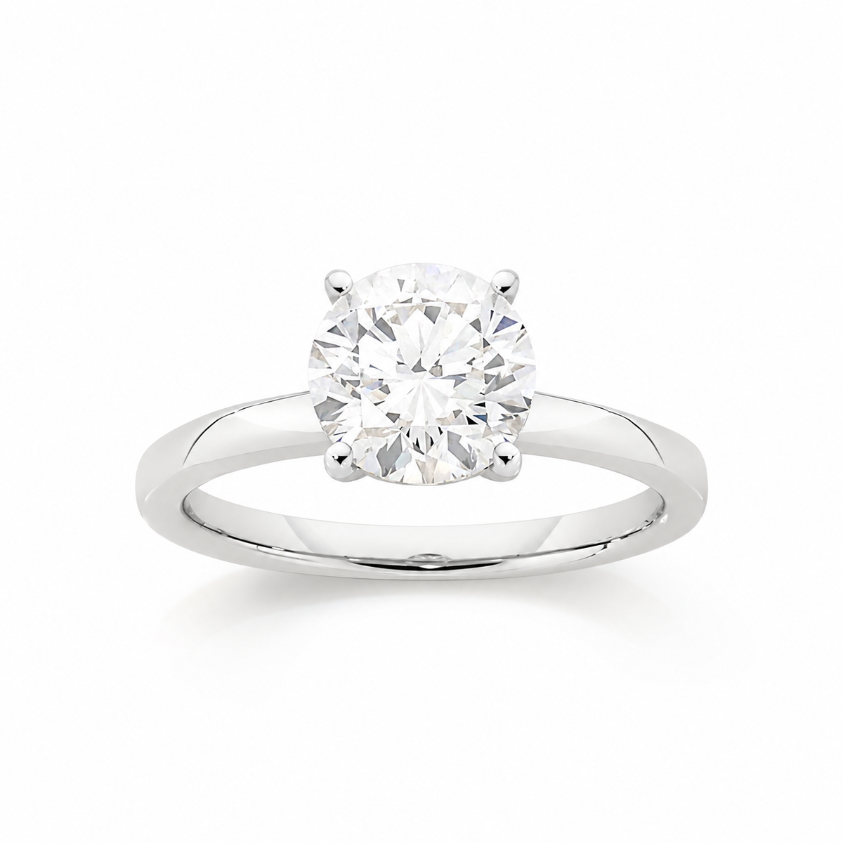 14ct White Gold 1.50ct Lab Diamond Ring