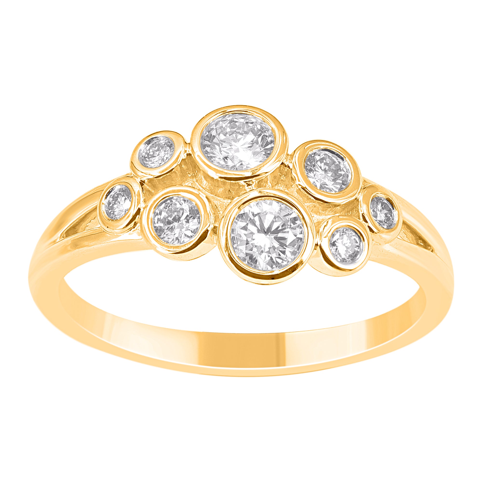 9ct Yellow Gold 0.50ct Lab Grown Diamond Ring
