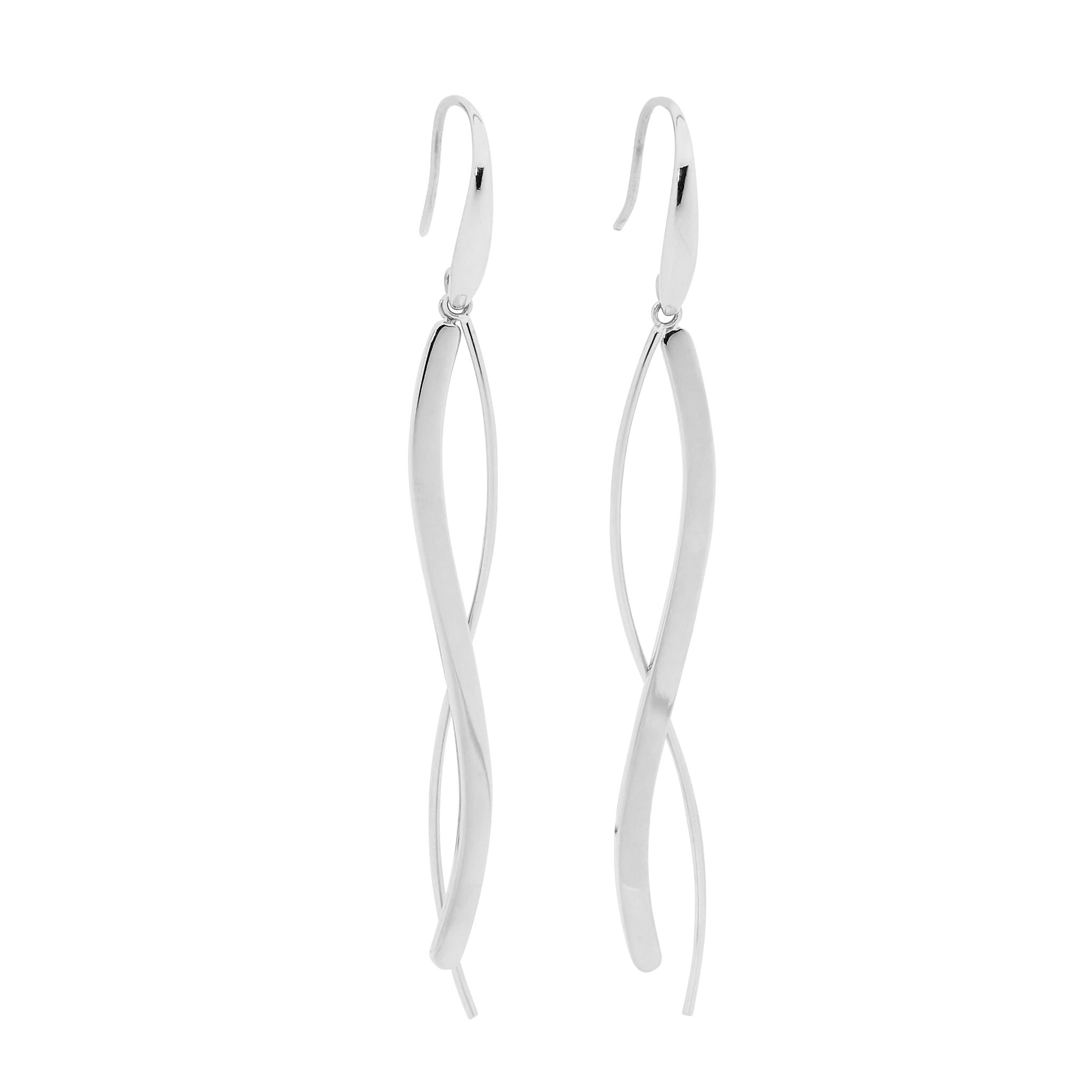 ELLANI Stainless Steel Wave Earrings