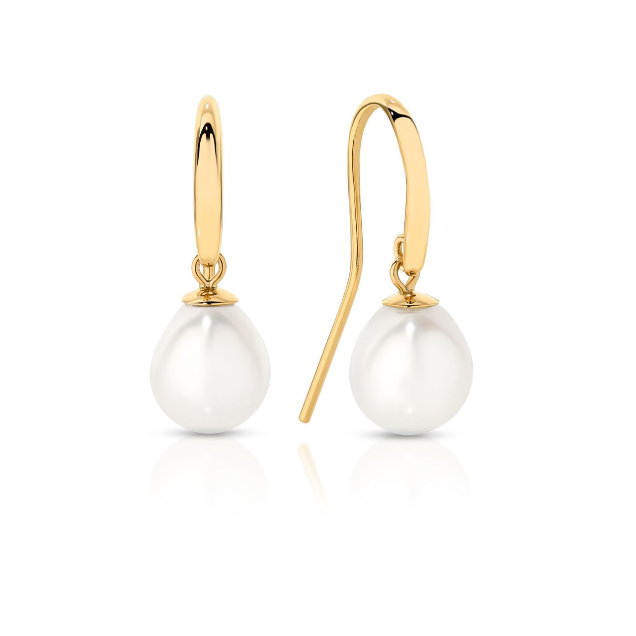 9ct Pearl Drop Earrings