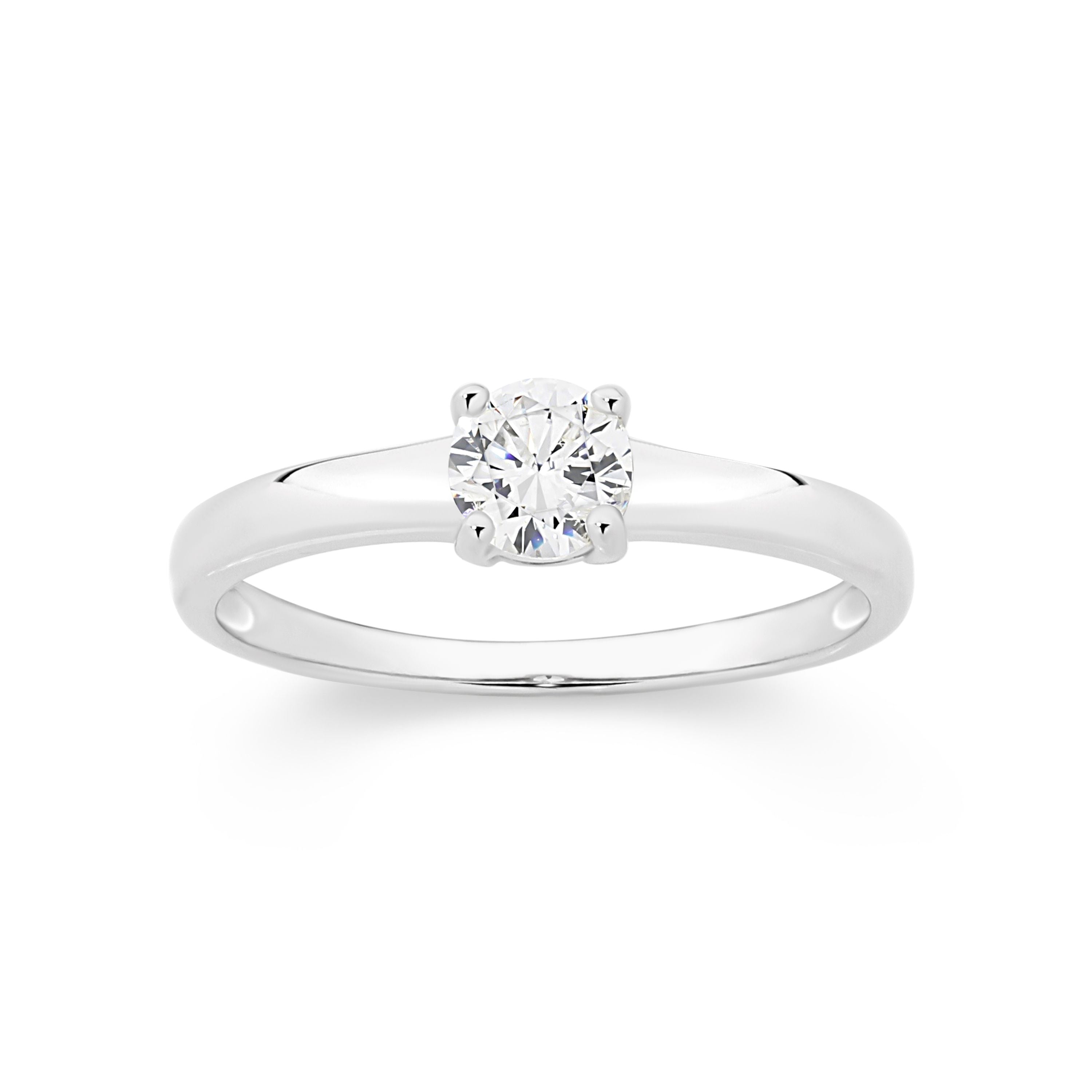 Silver Claw Set Ring