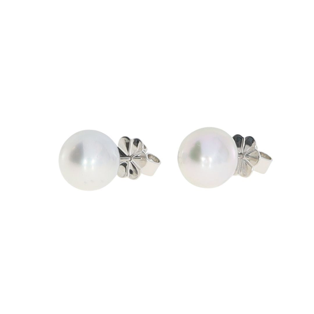 AUTORE 18ct White Gold South Sea Pearl Studs 8mm