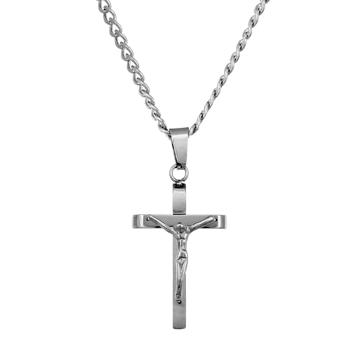 Stainless Steel Crucifix Necklet