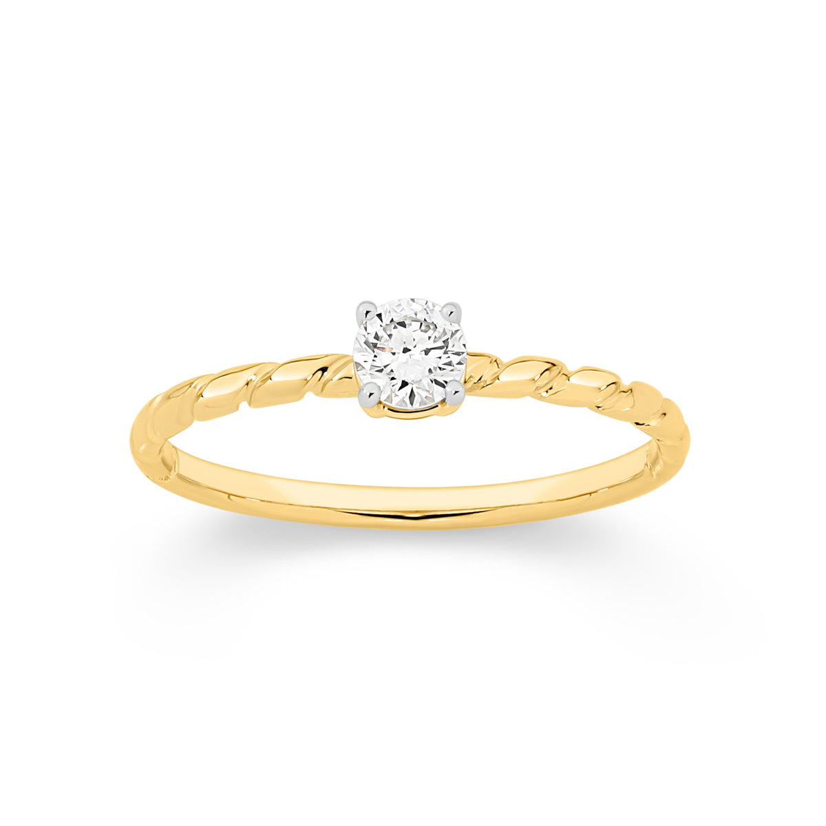 9ct Lab Grown Diamond Petite Ring