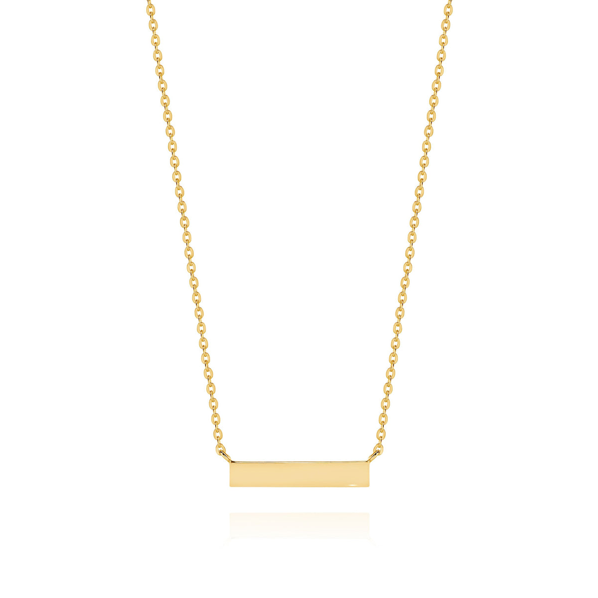 9ct ID Bar Necklet