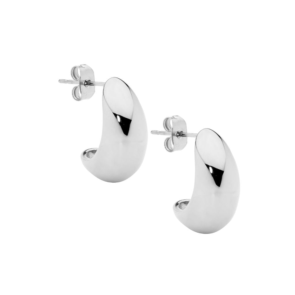 ELLANI Stainless Steel Teardrop Earrings