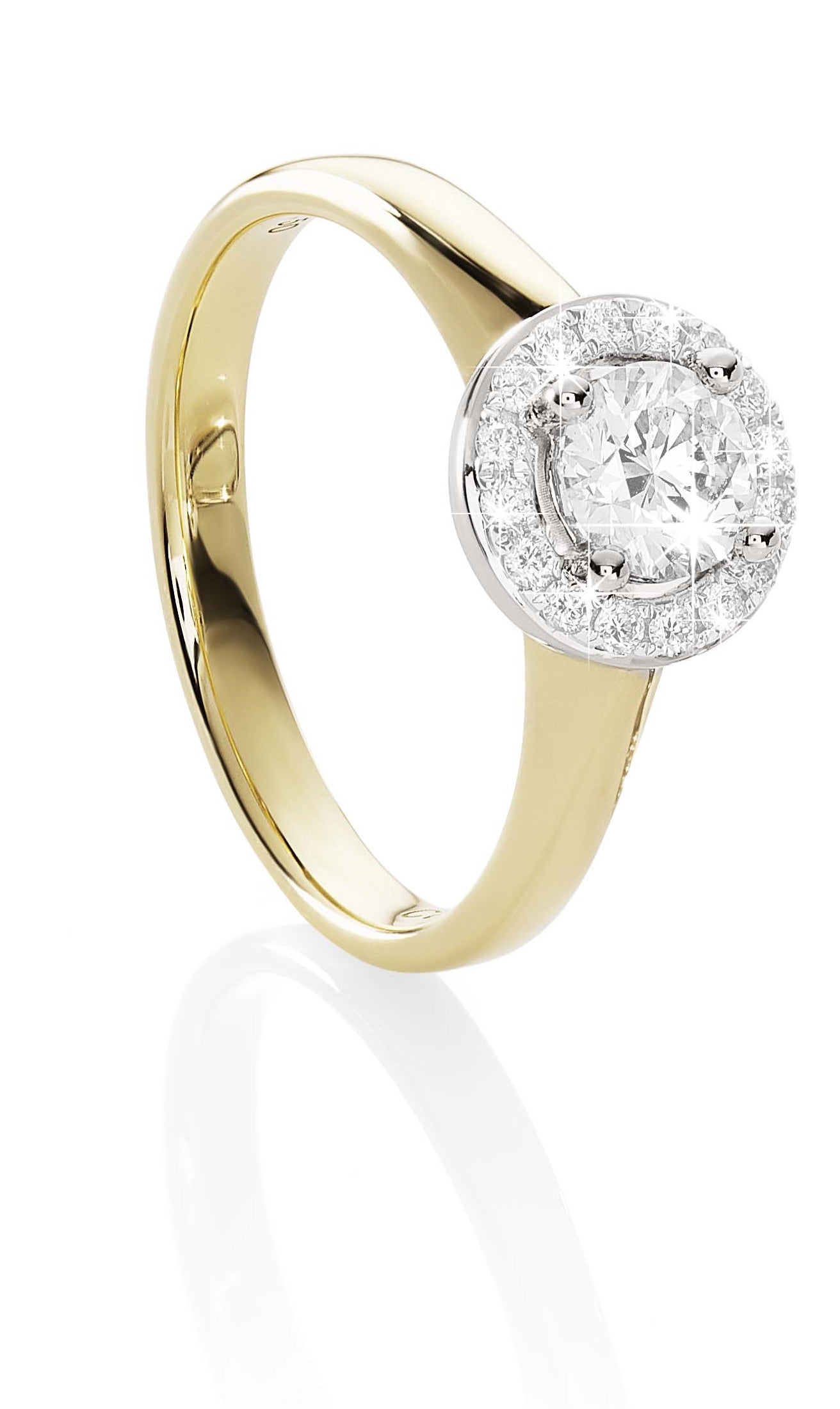 18ct 0.70ct diamond ring