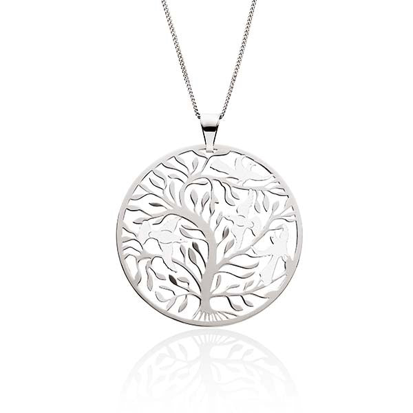 Silver tree of life pendant
