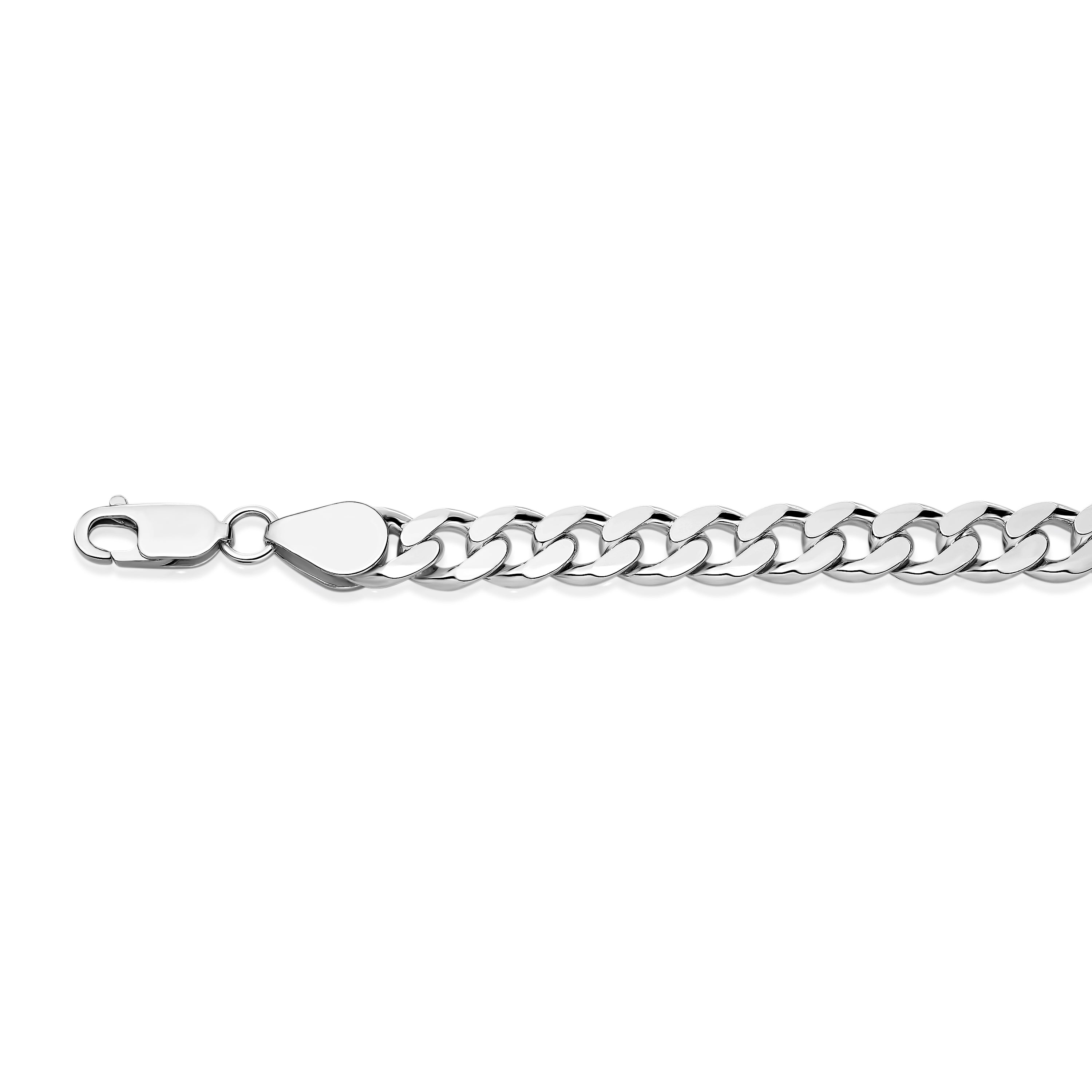 Silver 200 gauge curb bracelet