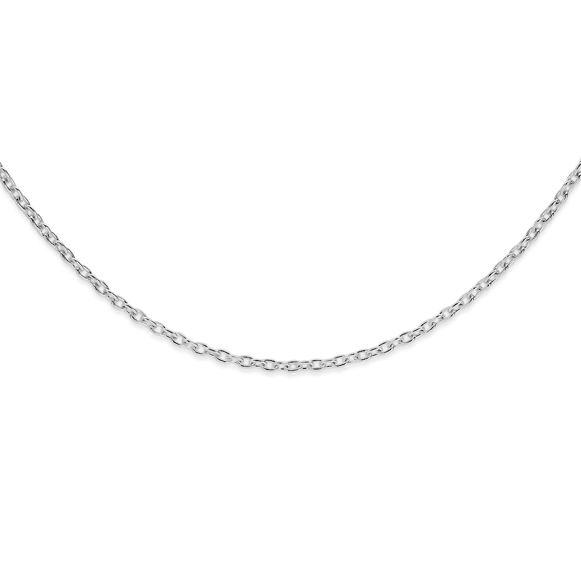 Silver 40 gauge cable link chain