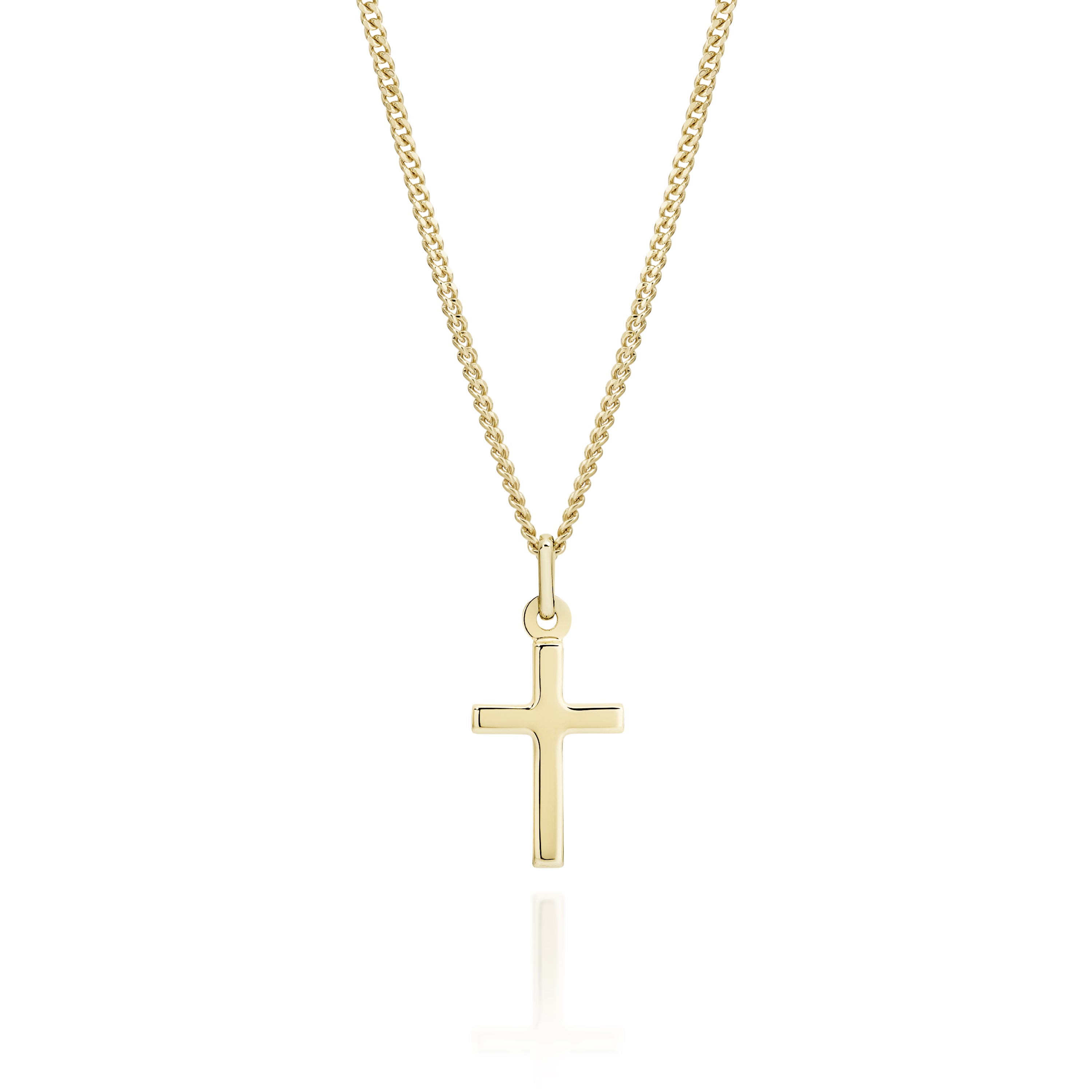 9ct gold cross pendant