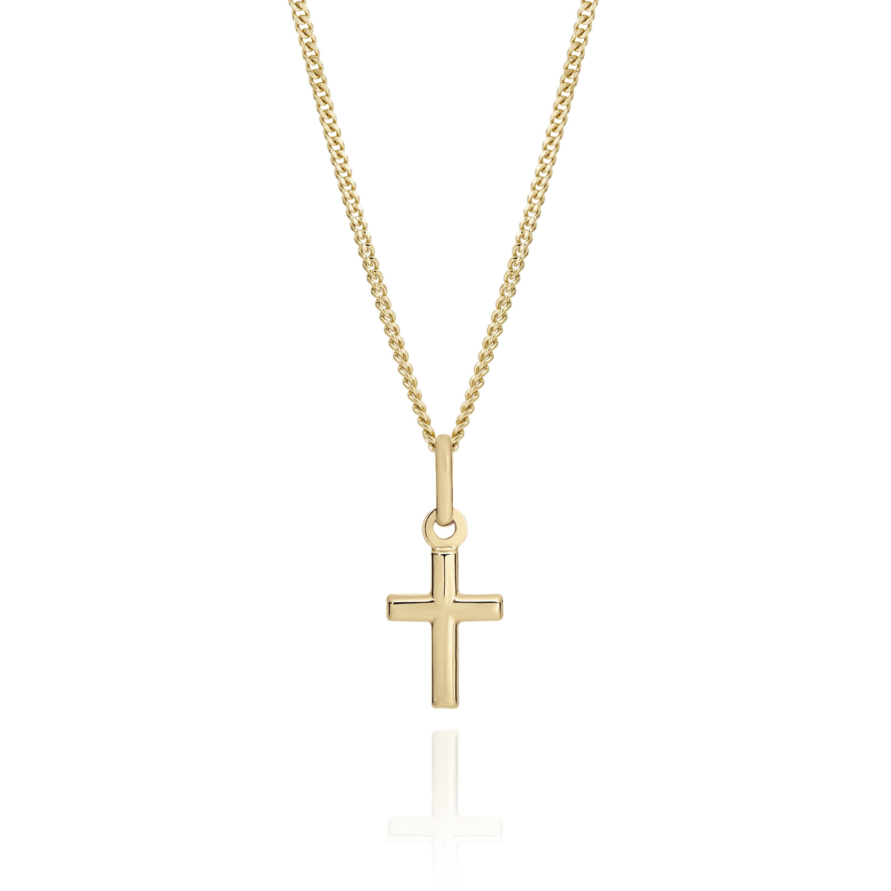 9ct gold cross pendant