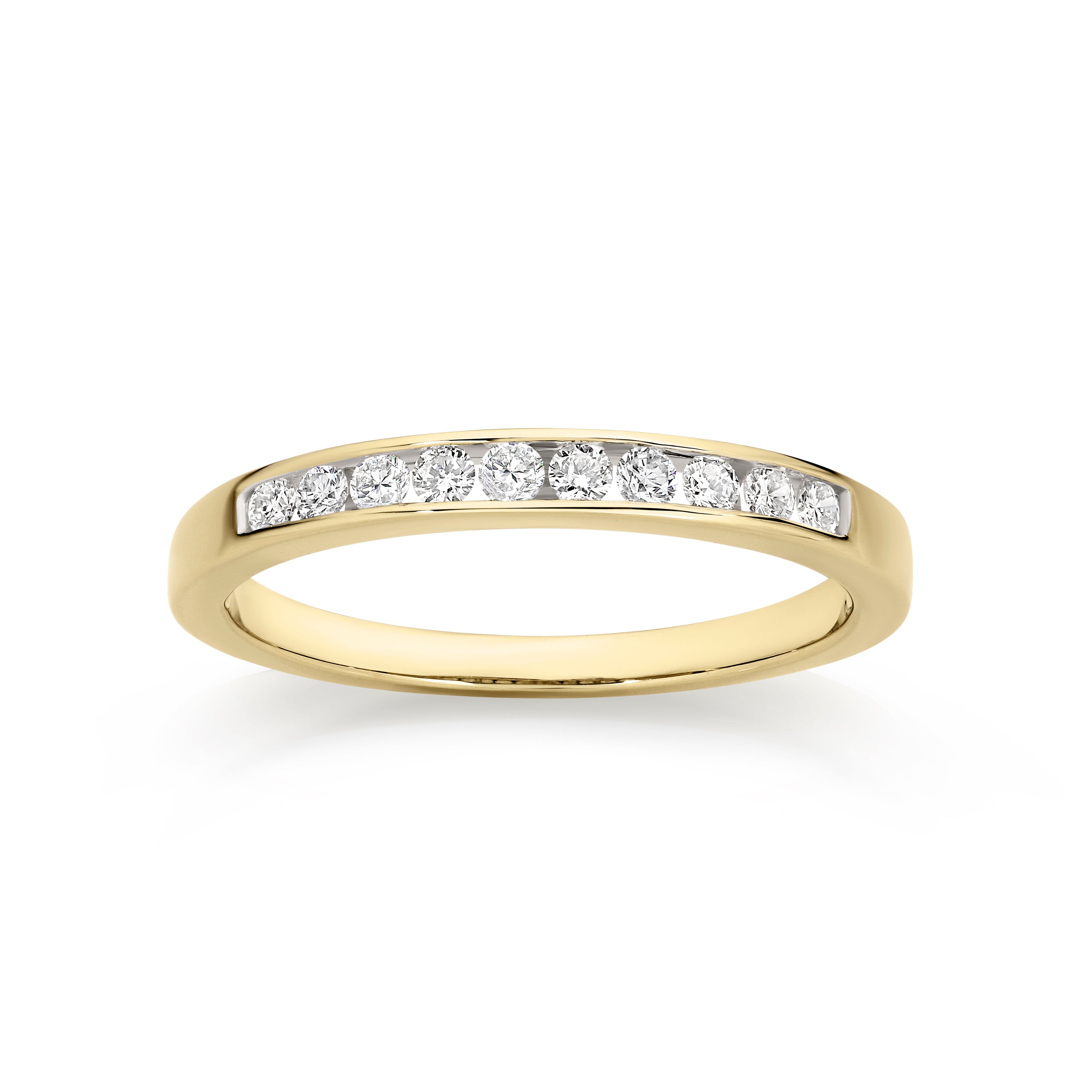 9ct gold 0.25ct diamond ring
