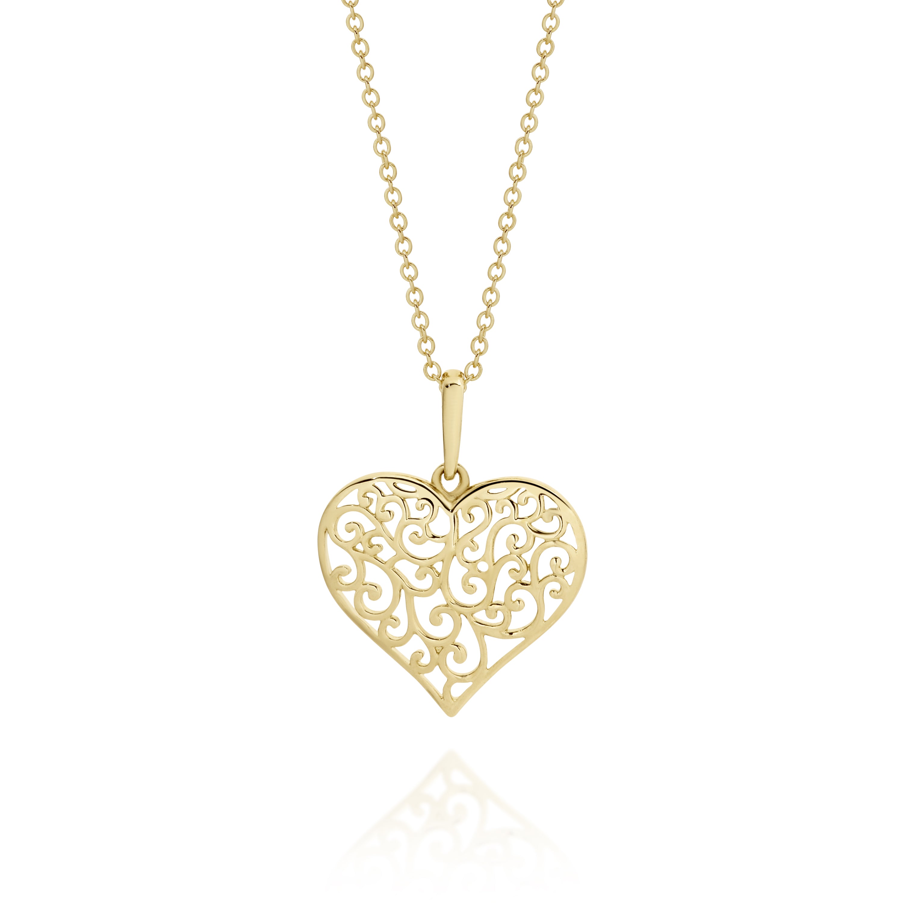 9ct Gold Heart Pendant