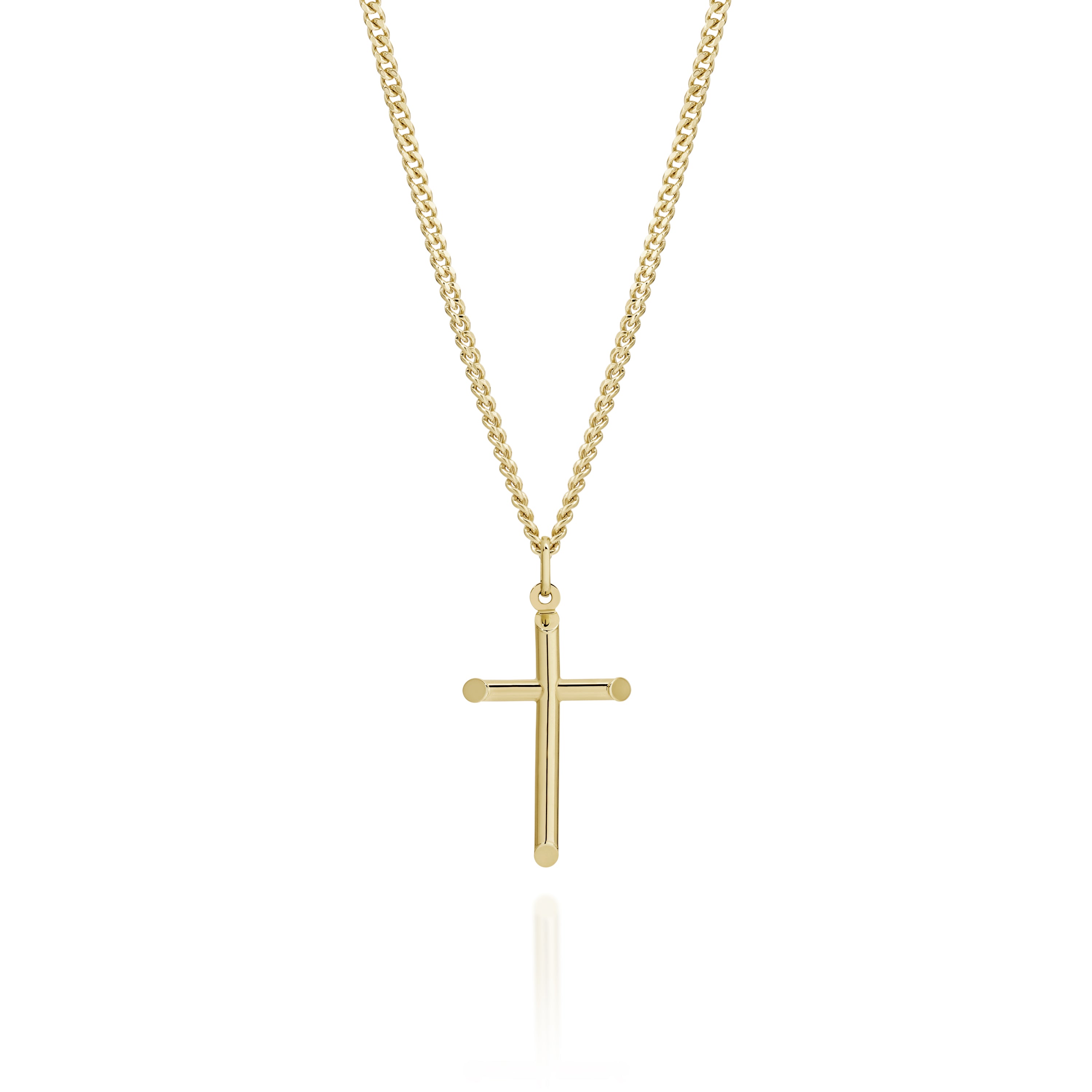 9ct gold cross pendant
