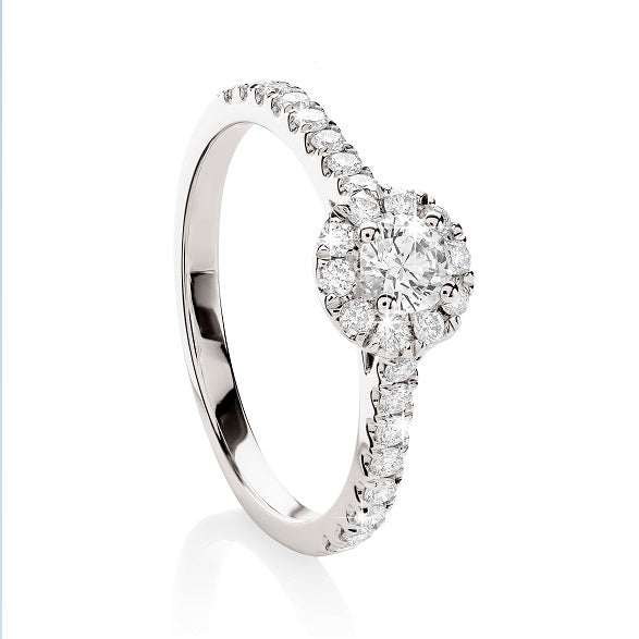 18ct 0.70ct diamond ring
