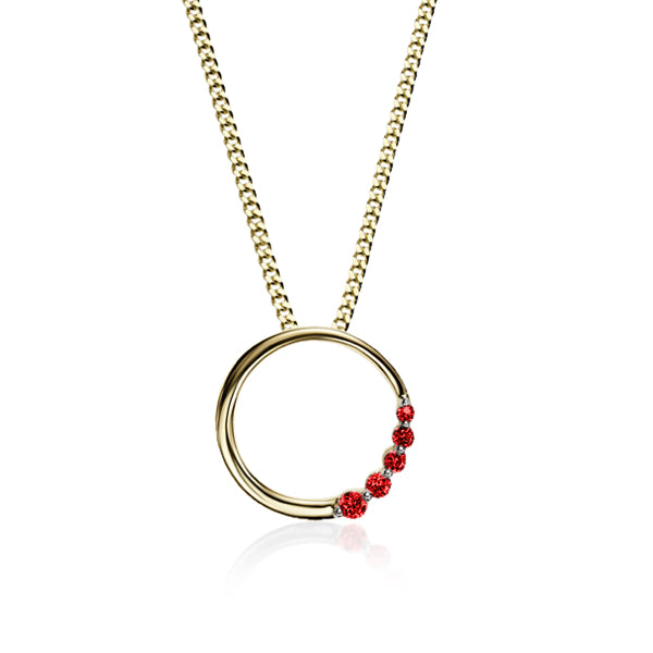 9ct ruby pendant