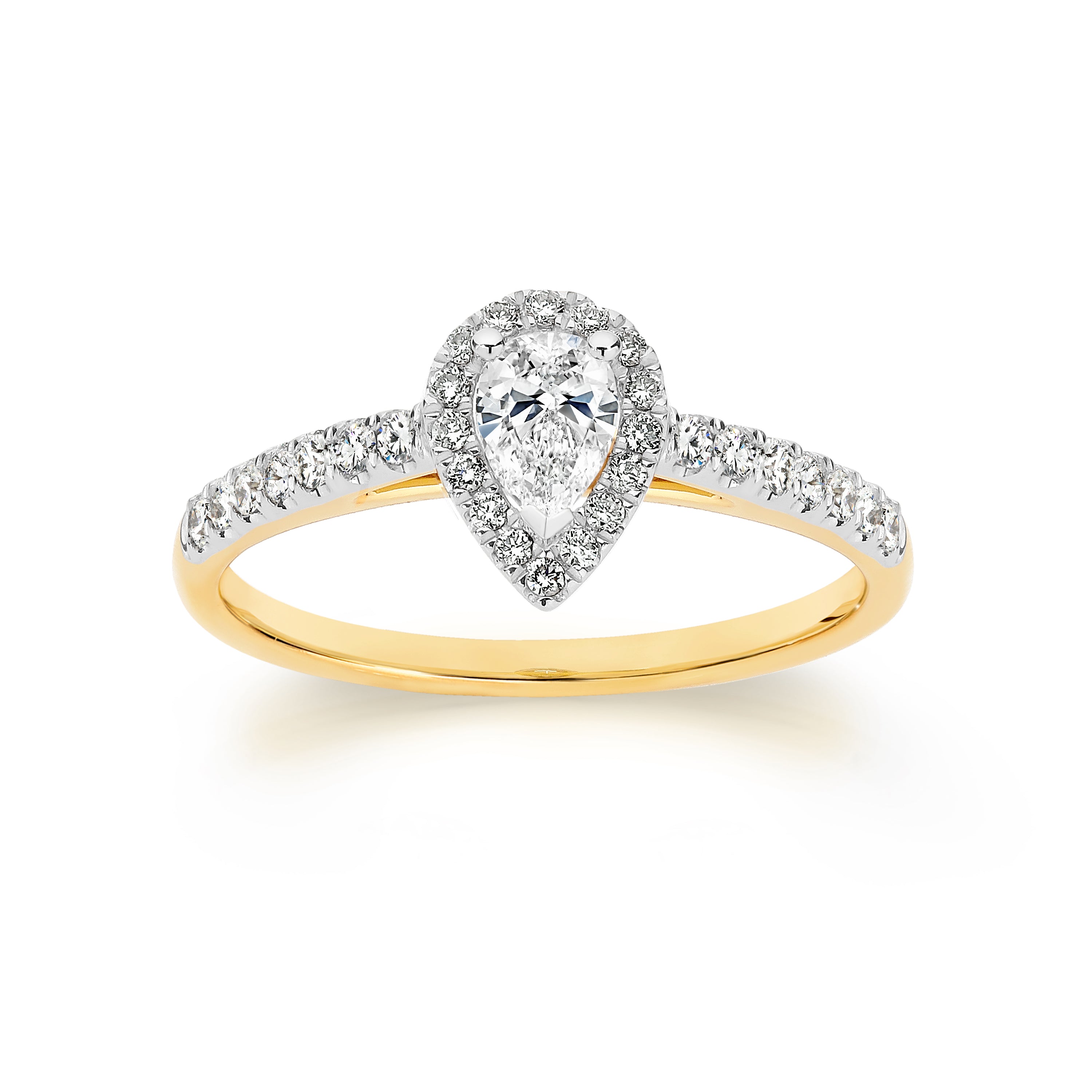 18ct 0.54ct diamond ring