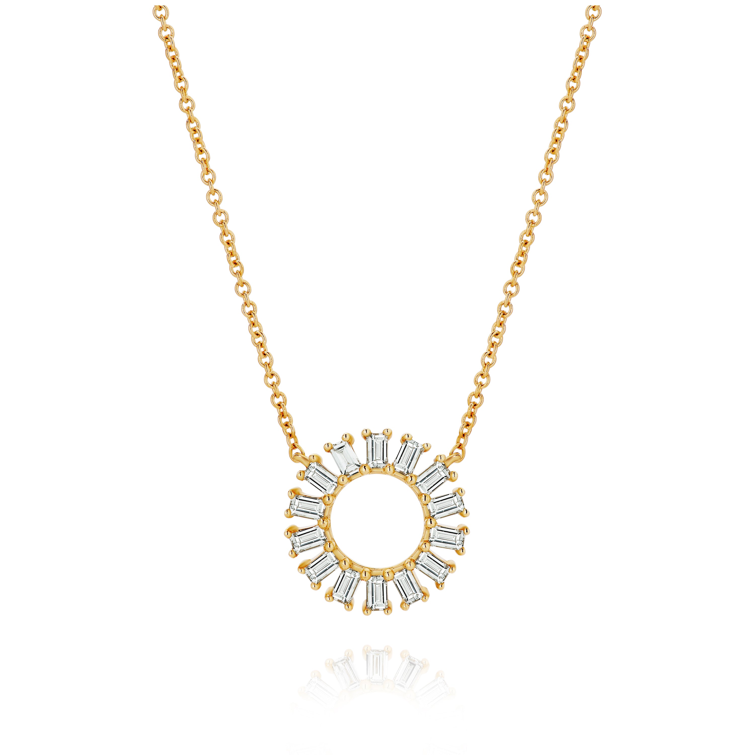 9ct 0.30ct diamond necklace