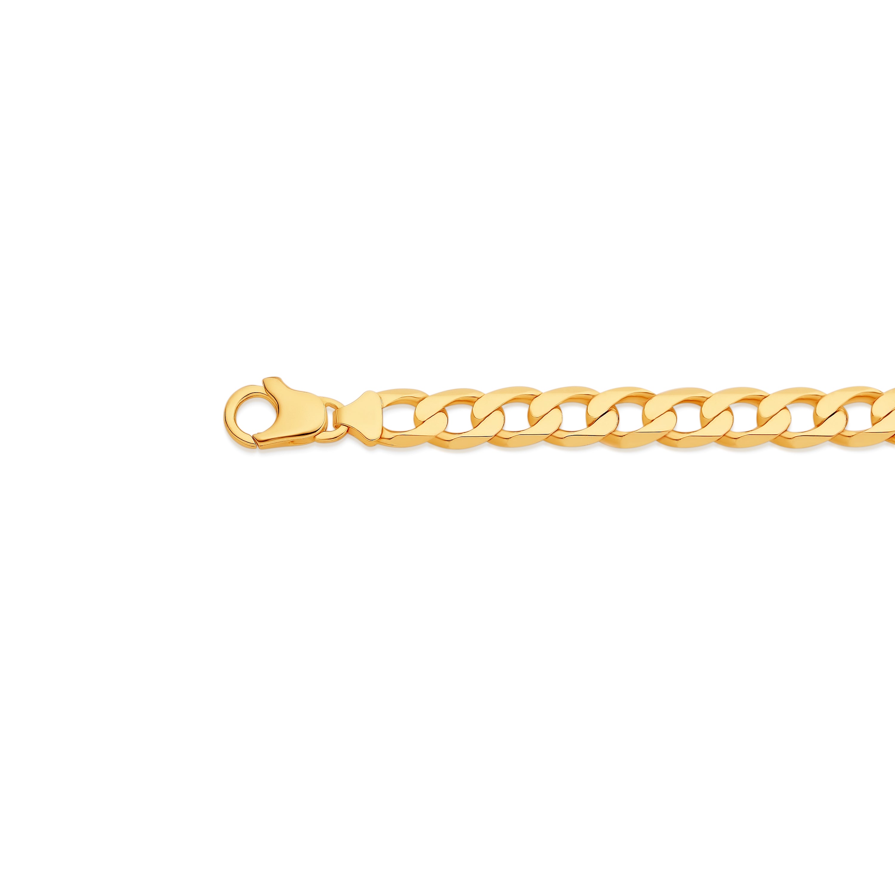 9ct gold curb bracelet