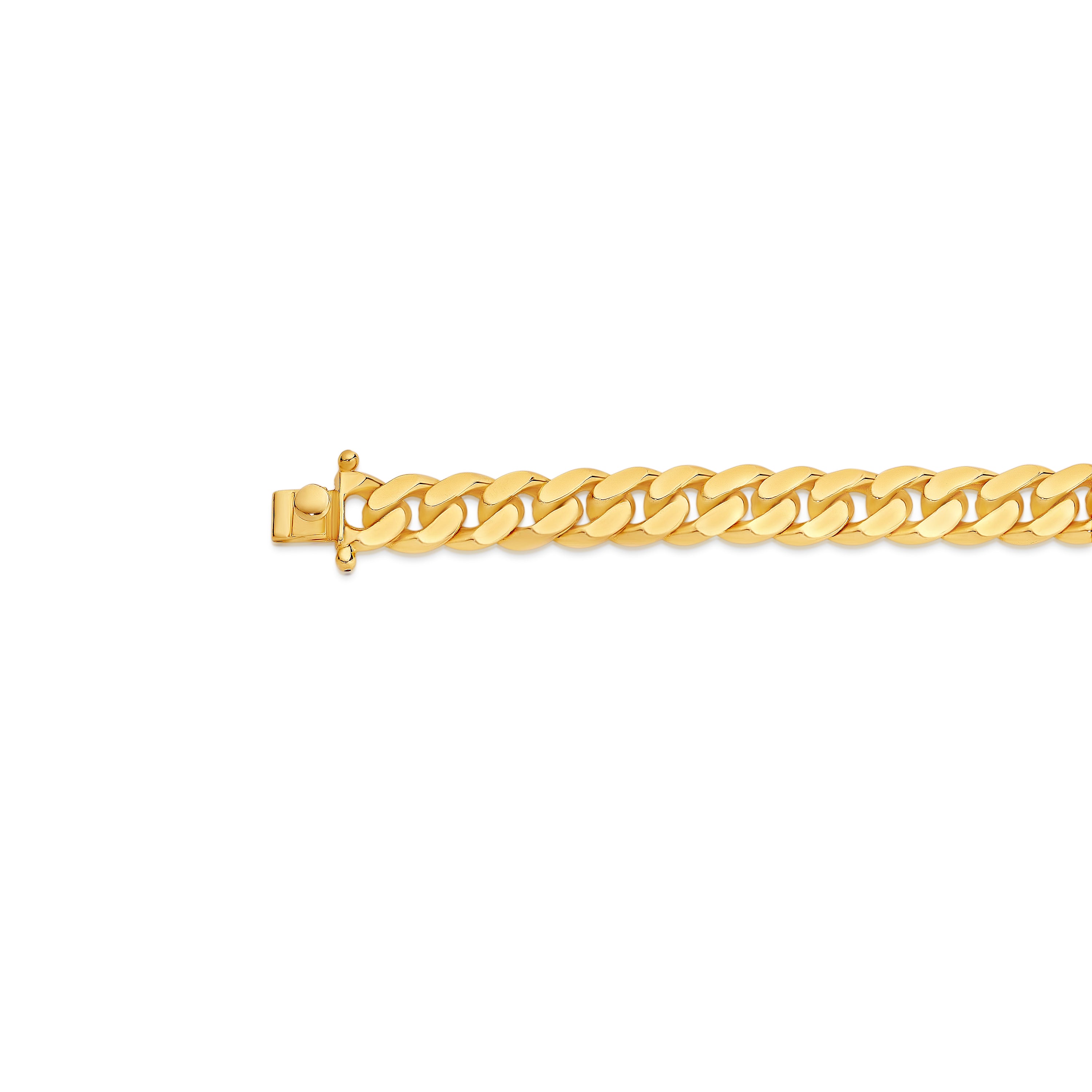 9ct gold 250 curb bracelet