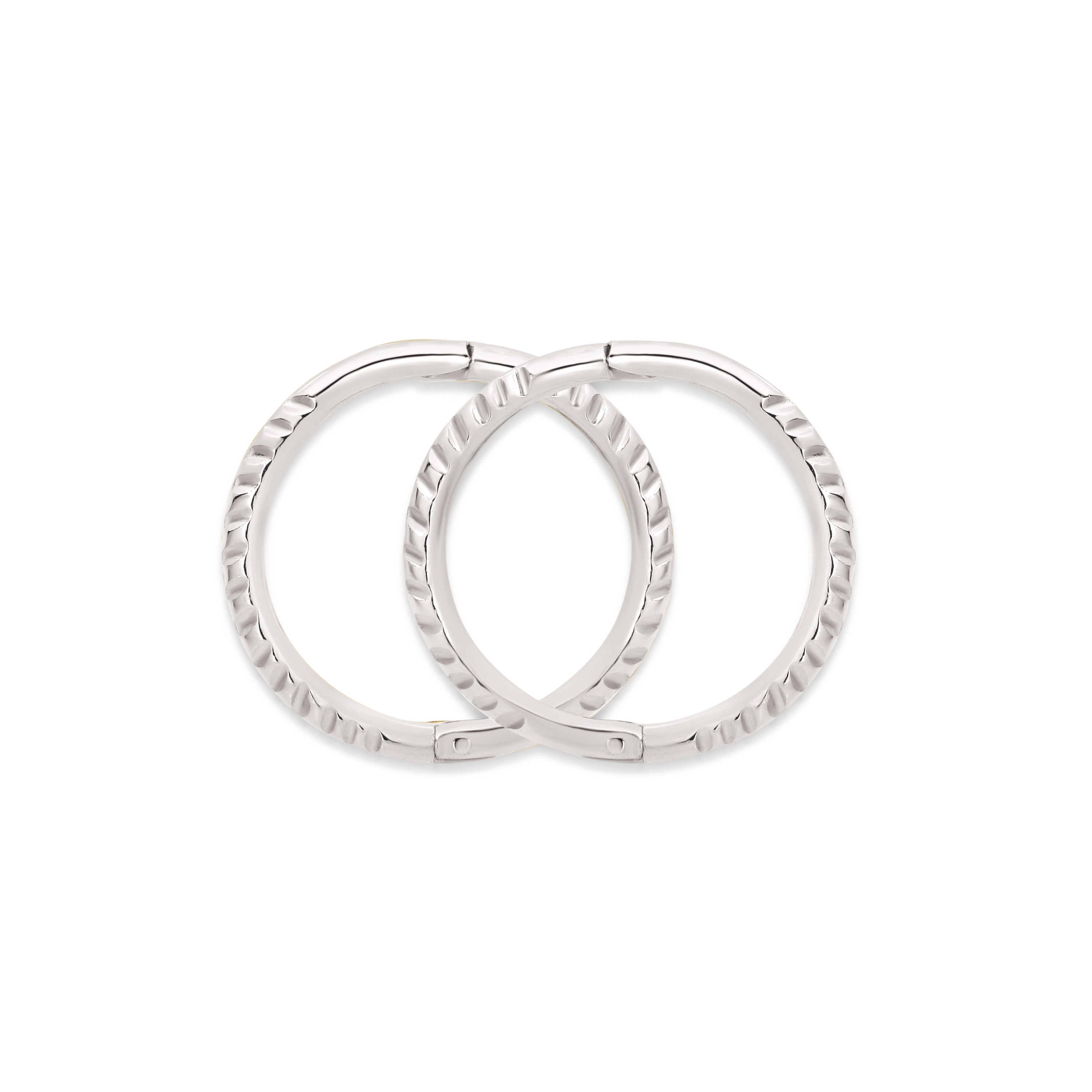 Sterling silver twist sleepers