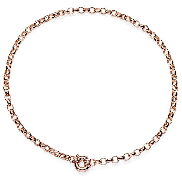 9ct gold solid necklet 47cm