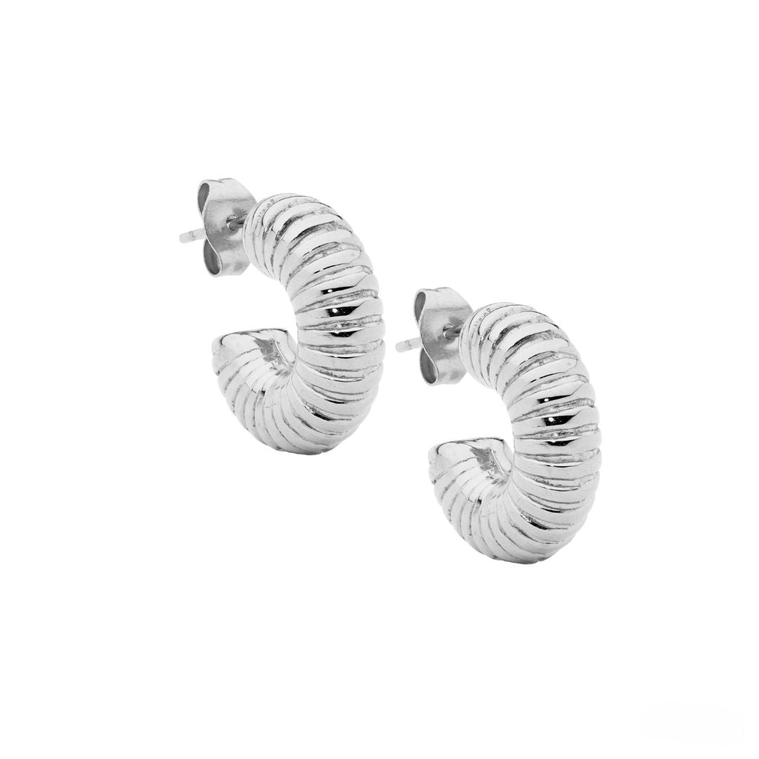 ELLANI Stainless Steel Hoop Earrings