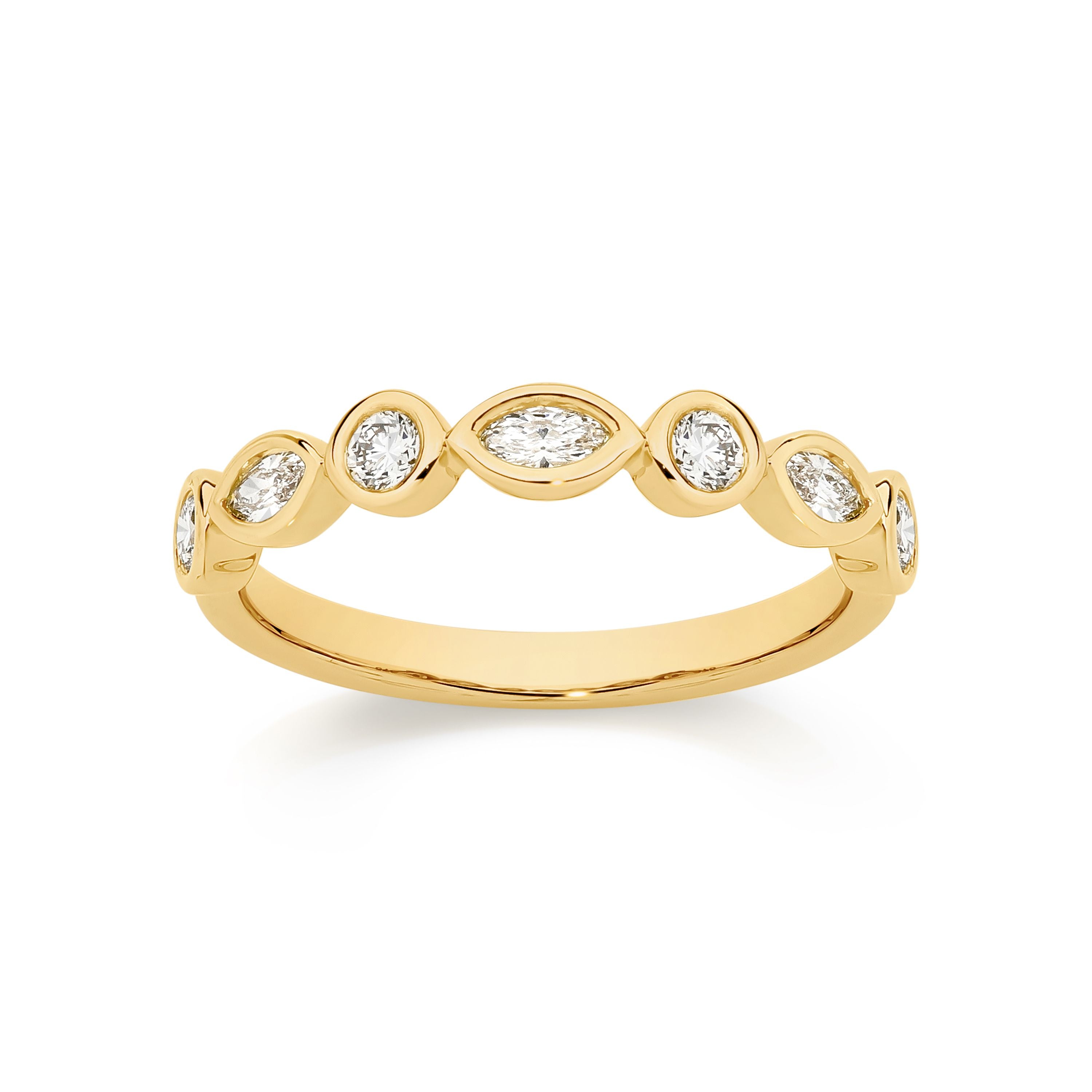 9ct Yellow Gold 0.50ct Lab Diamond Ring