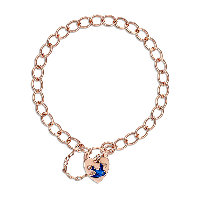 Rose Gold Plated Bluebird Bracelet