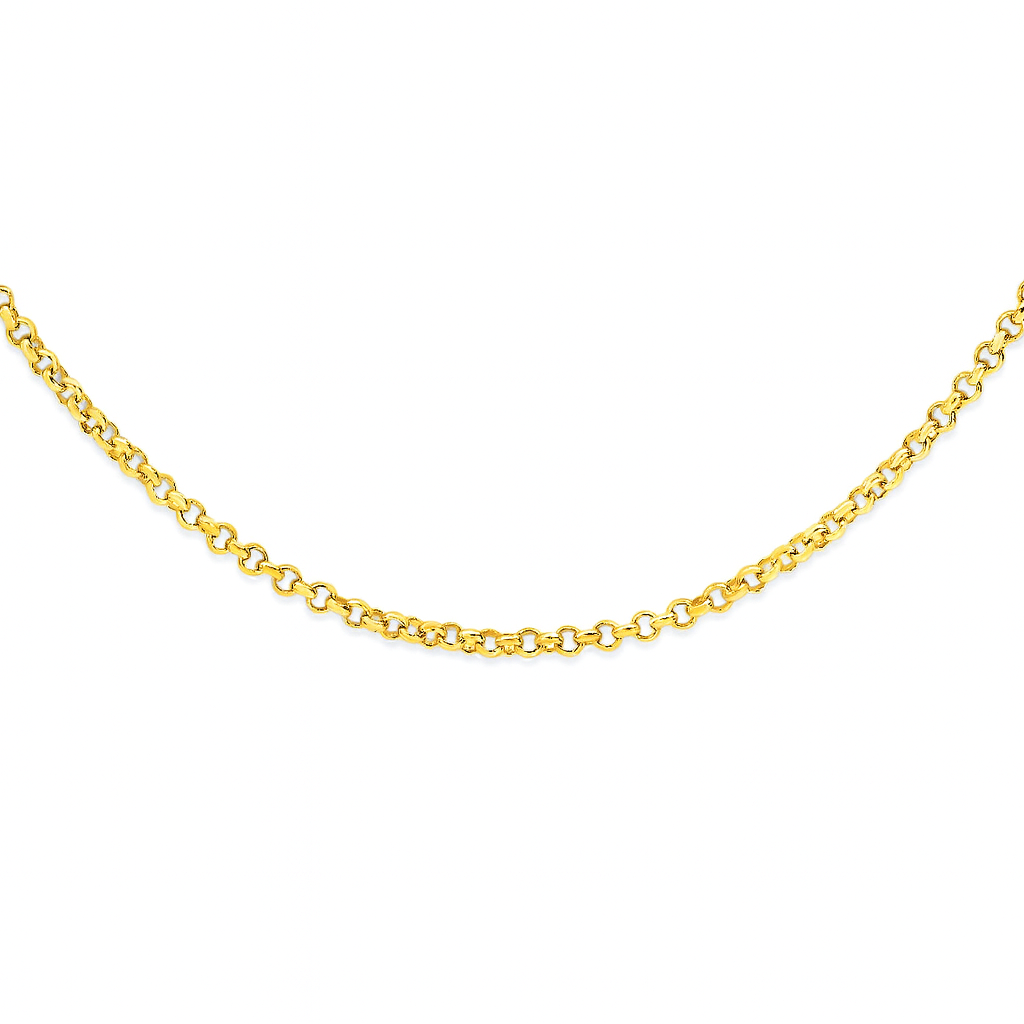 Silver Gold Plated 30 gauge Round Belcher Chain