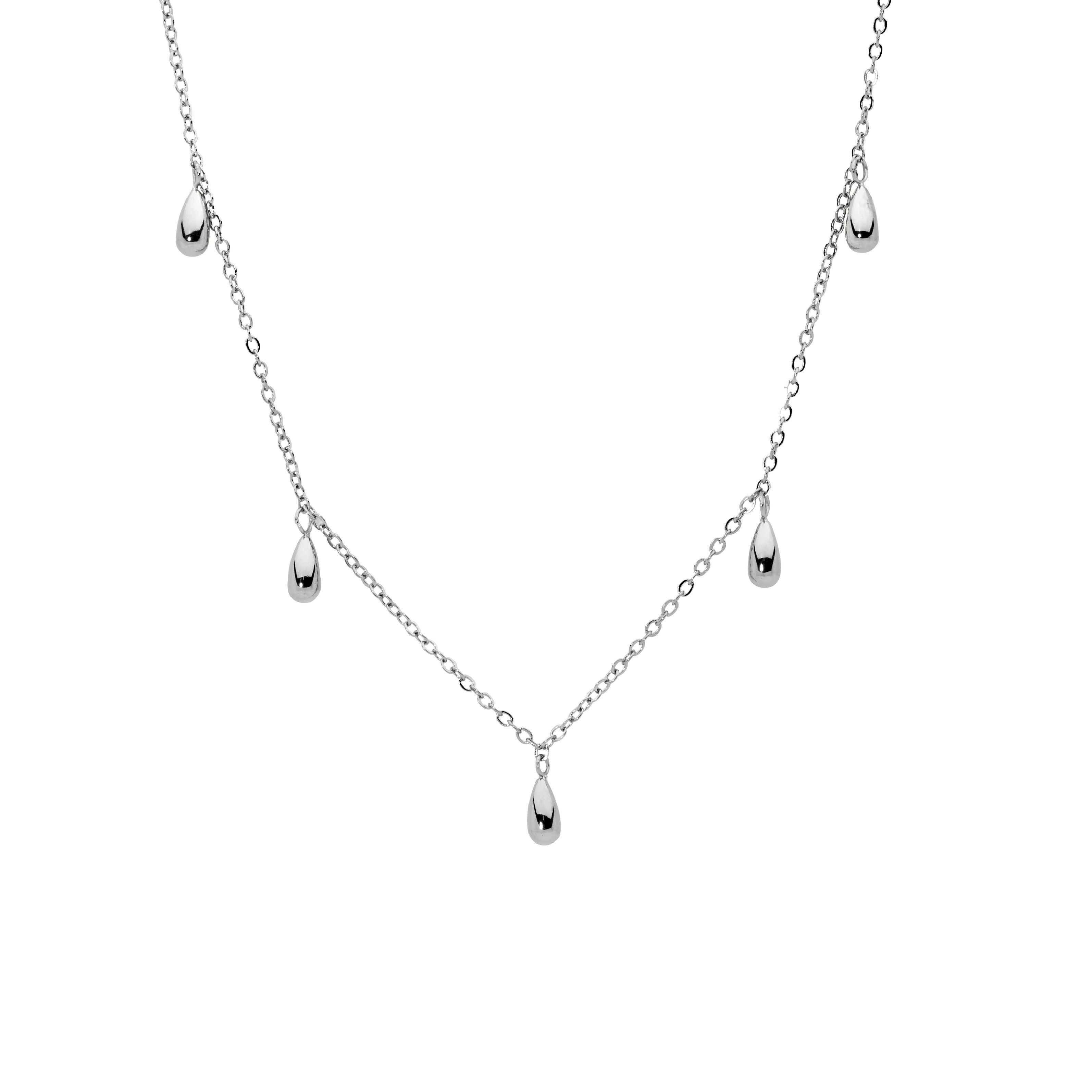 ELLANI Stainless Steel Necklet with Drops