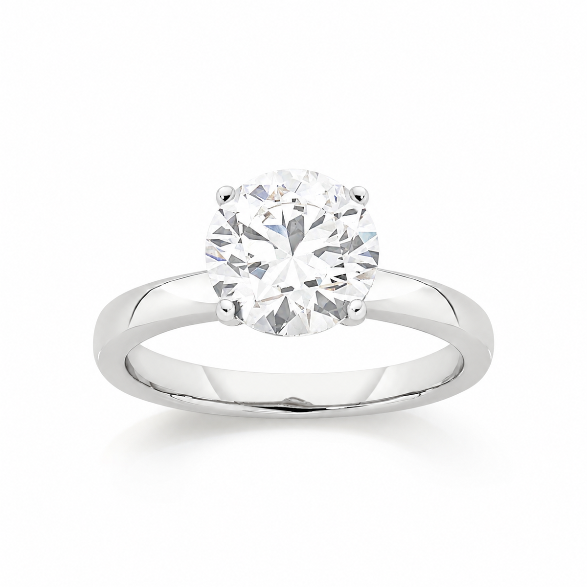 14ct White Gold 2.00ct Lab Diamond Ring