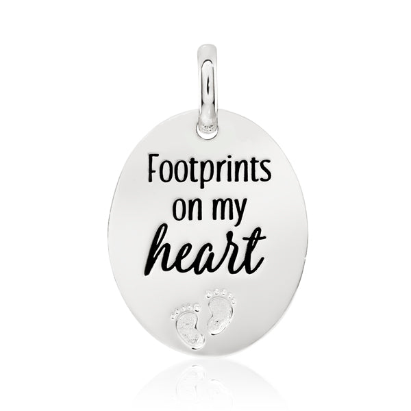 CANDID 'Footprints On My Heart' charm